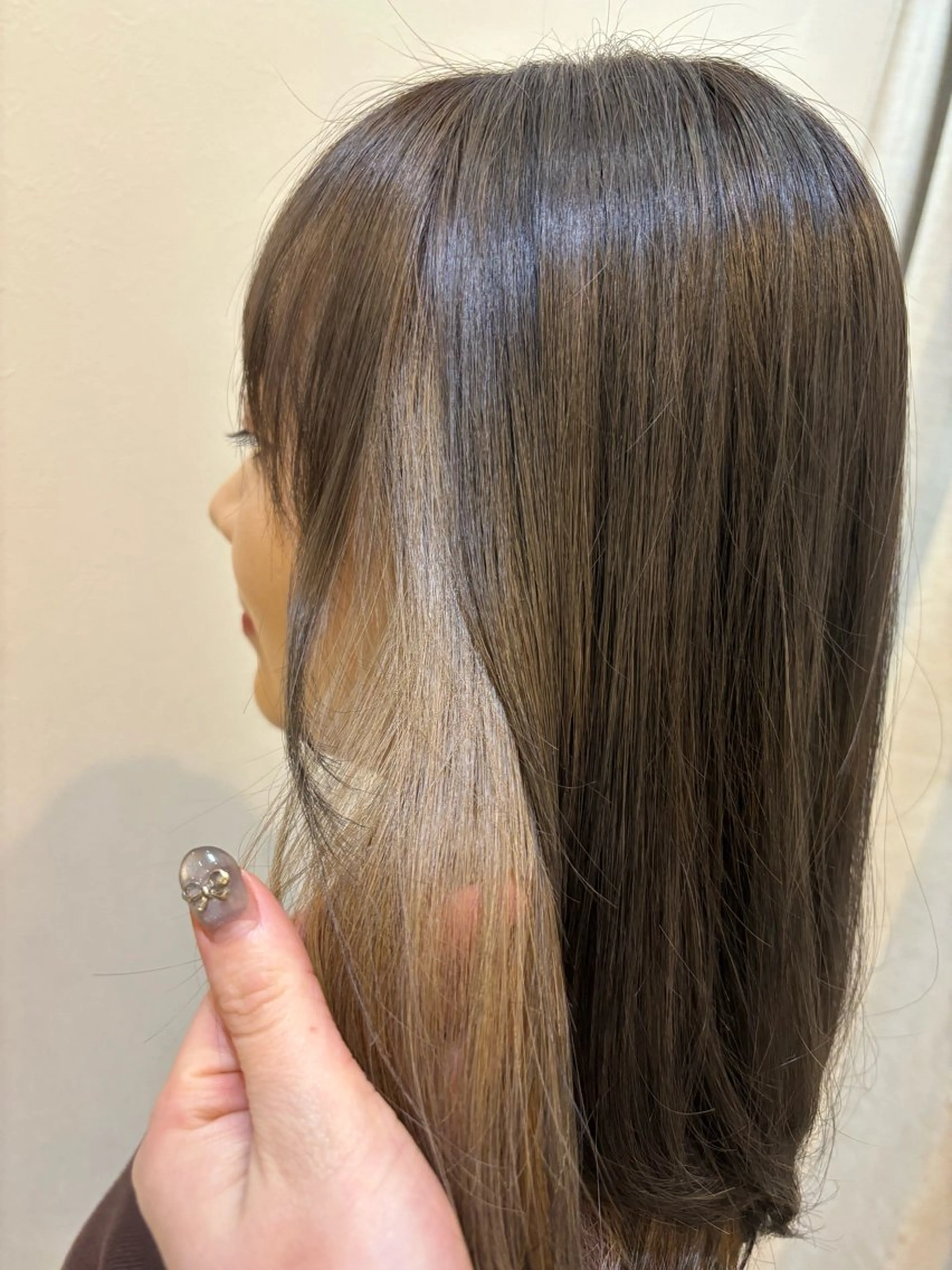 カラー ベージュカラー ミルクティーベージュ anita by ganesha所属・北川 万里子のヘアスタイル