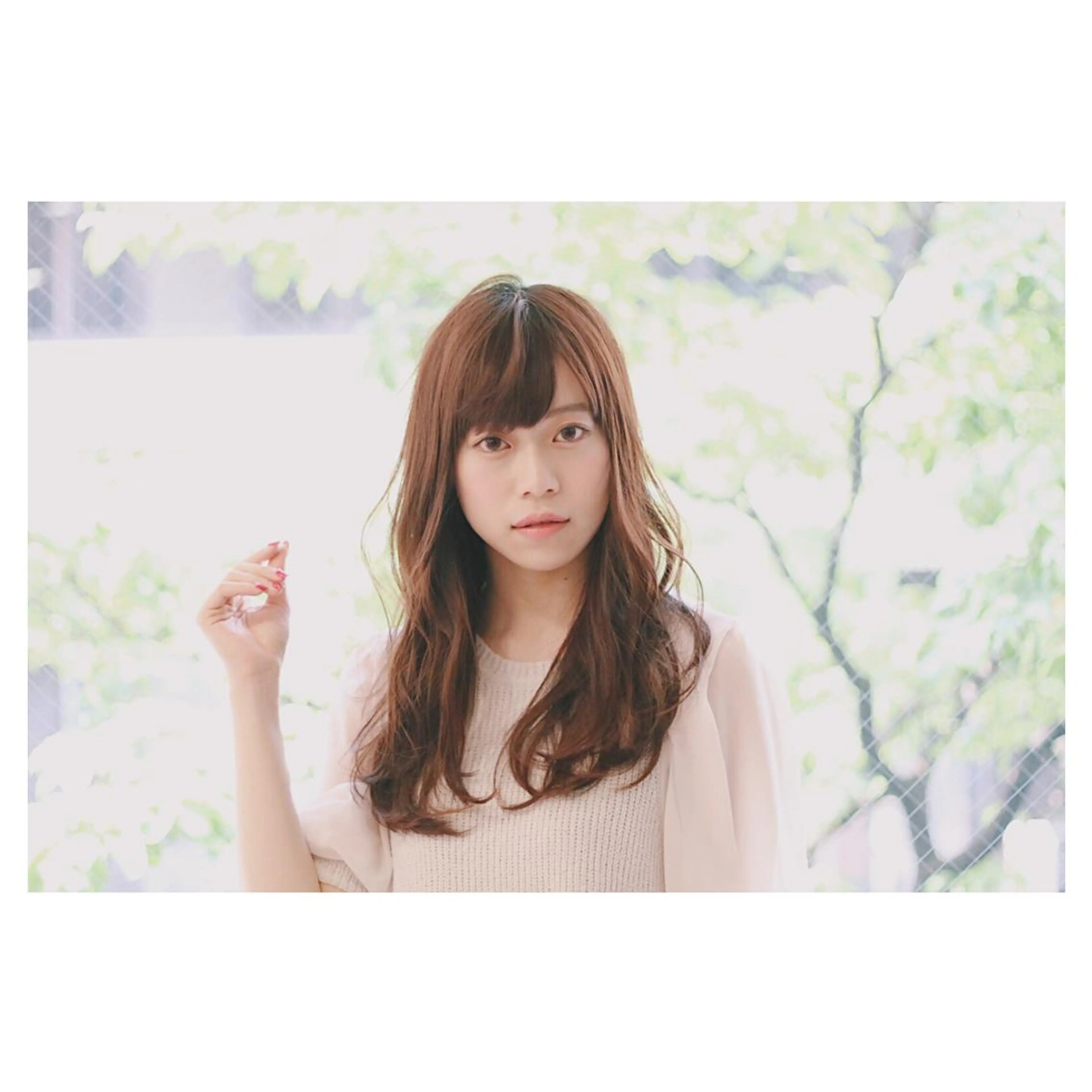 ロング カラー ロング キヨカワ タイトのヘアスタイル