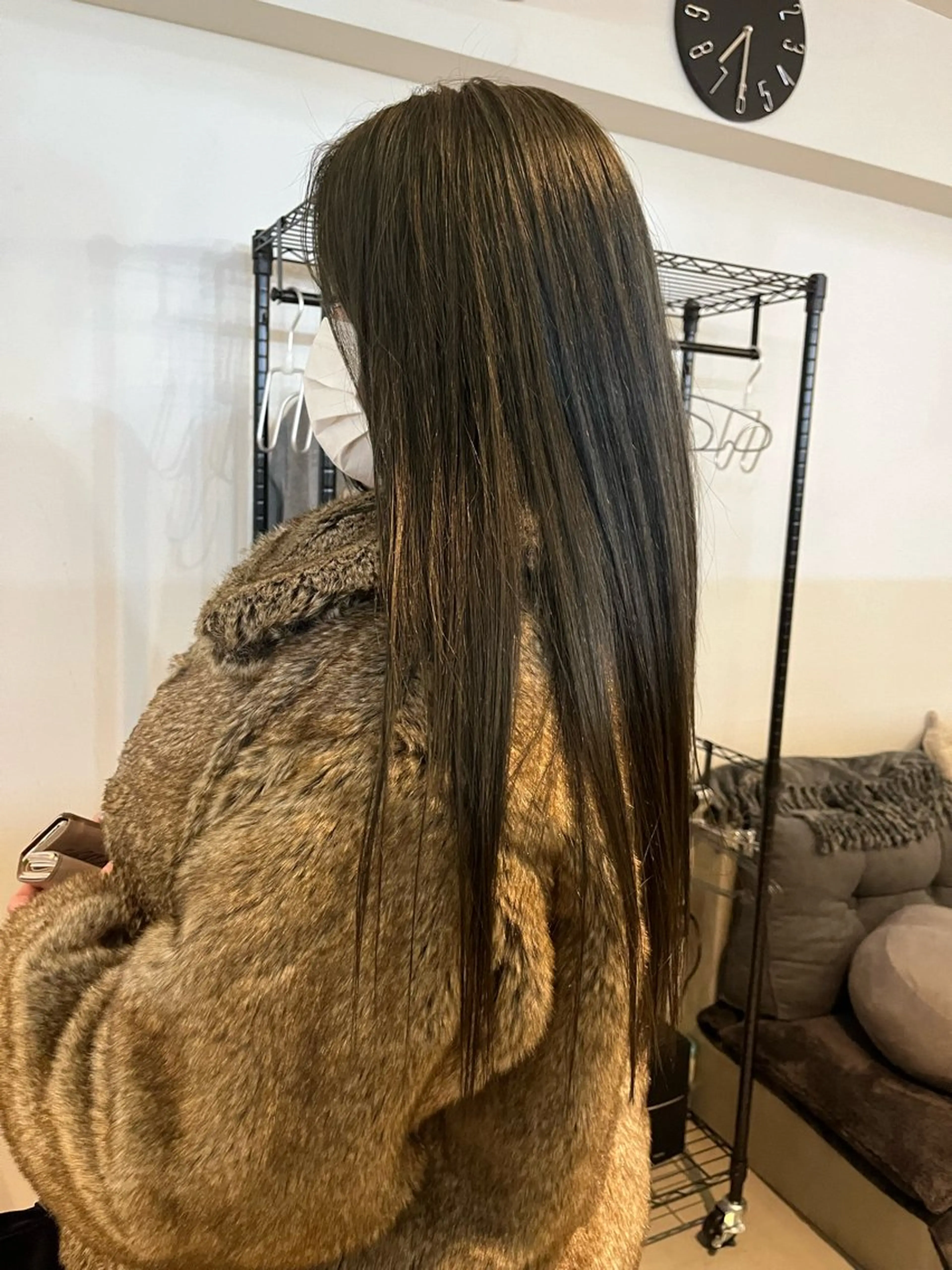 ロング カラー オリーブカラー ヘアカラー VOYAGE所属・中園 康のヘアスタイル