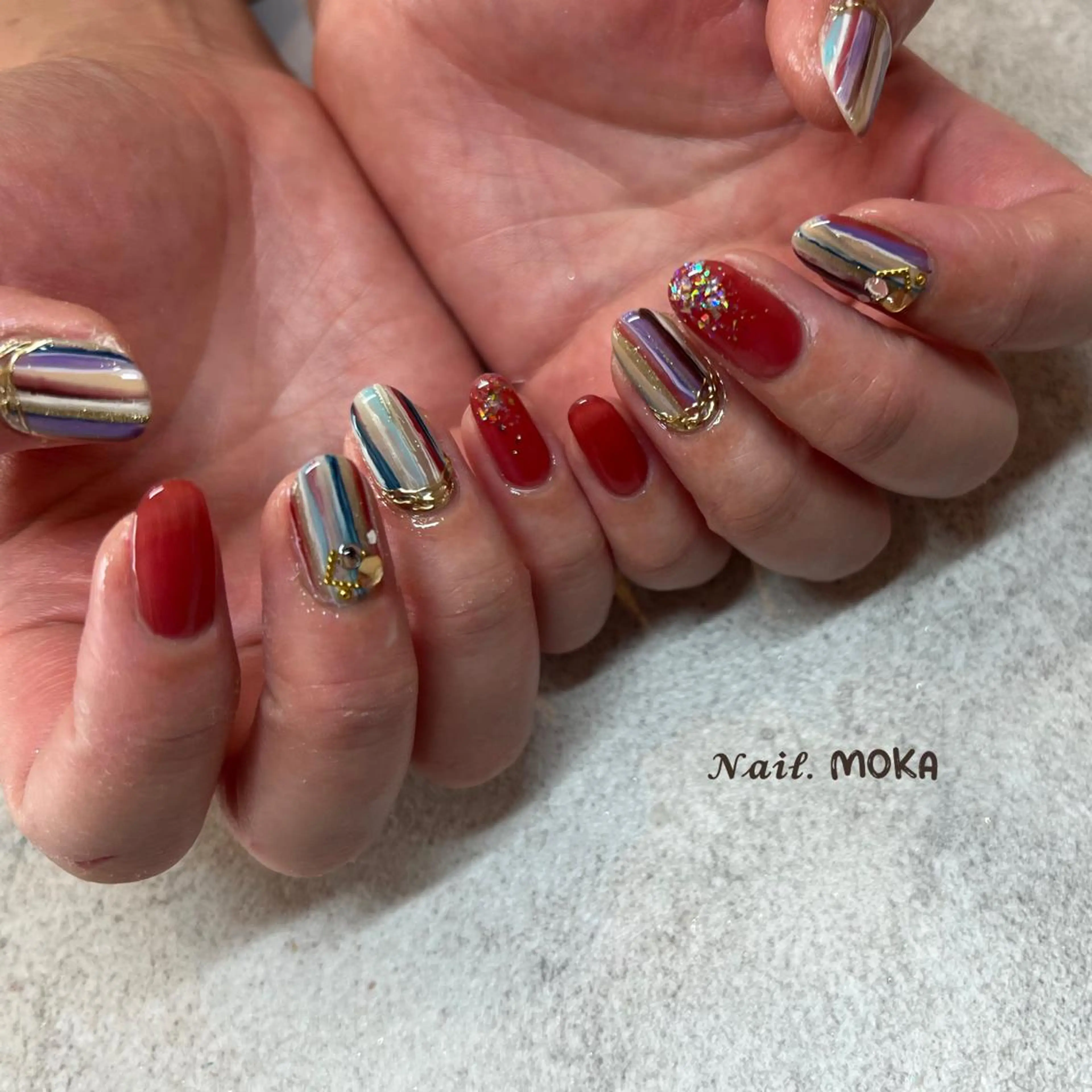 ネイル ニュアンスネイル nail salon MOKAのネイルデザイン