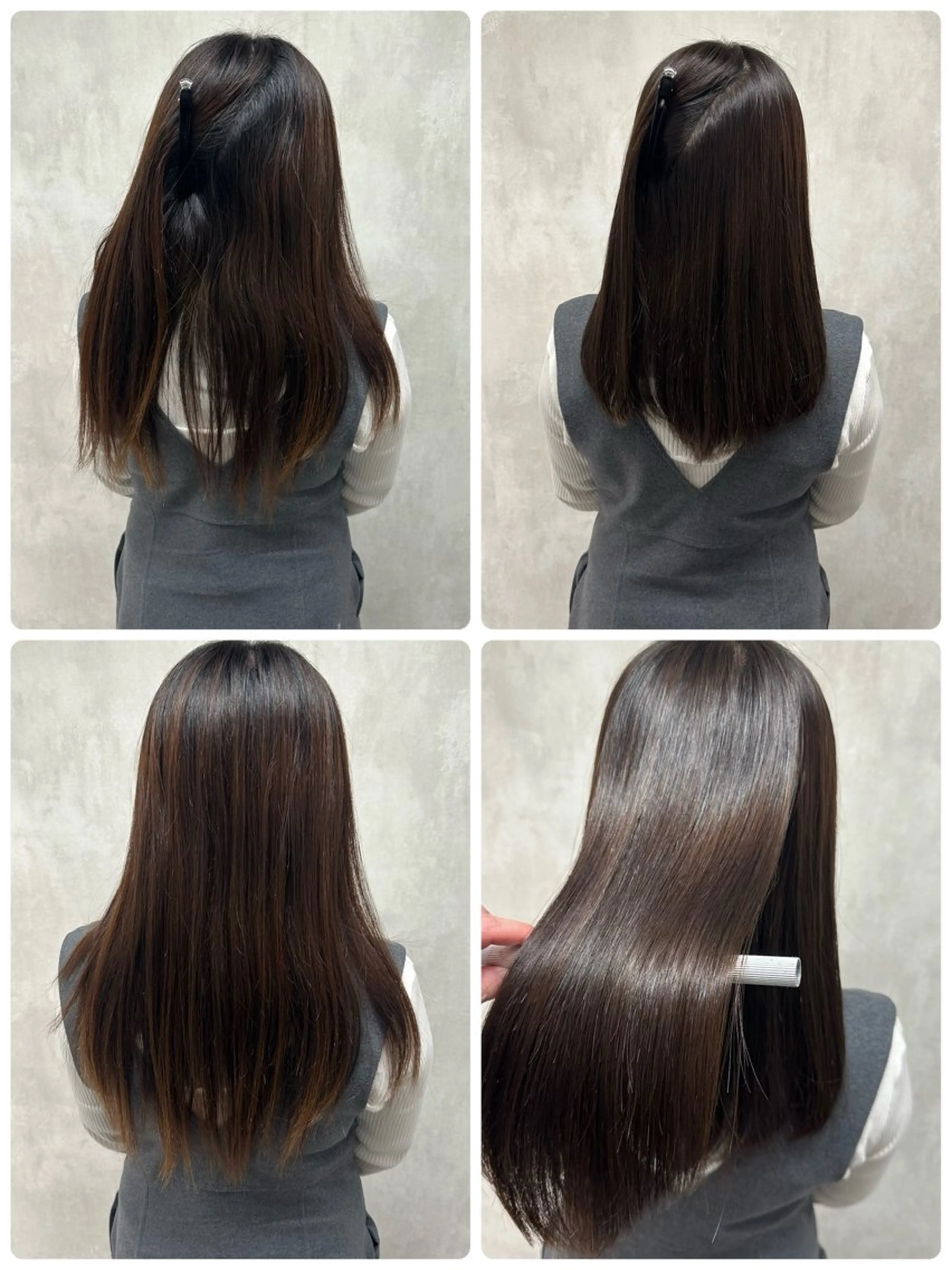 ミディアム カット ヘアカラー 縮毛矯正 トリートメント 満足度⭕️縮毛矯正師 谷口にお任せを👍のヘアスタイル