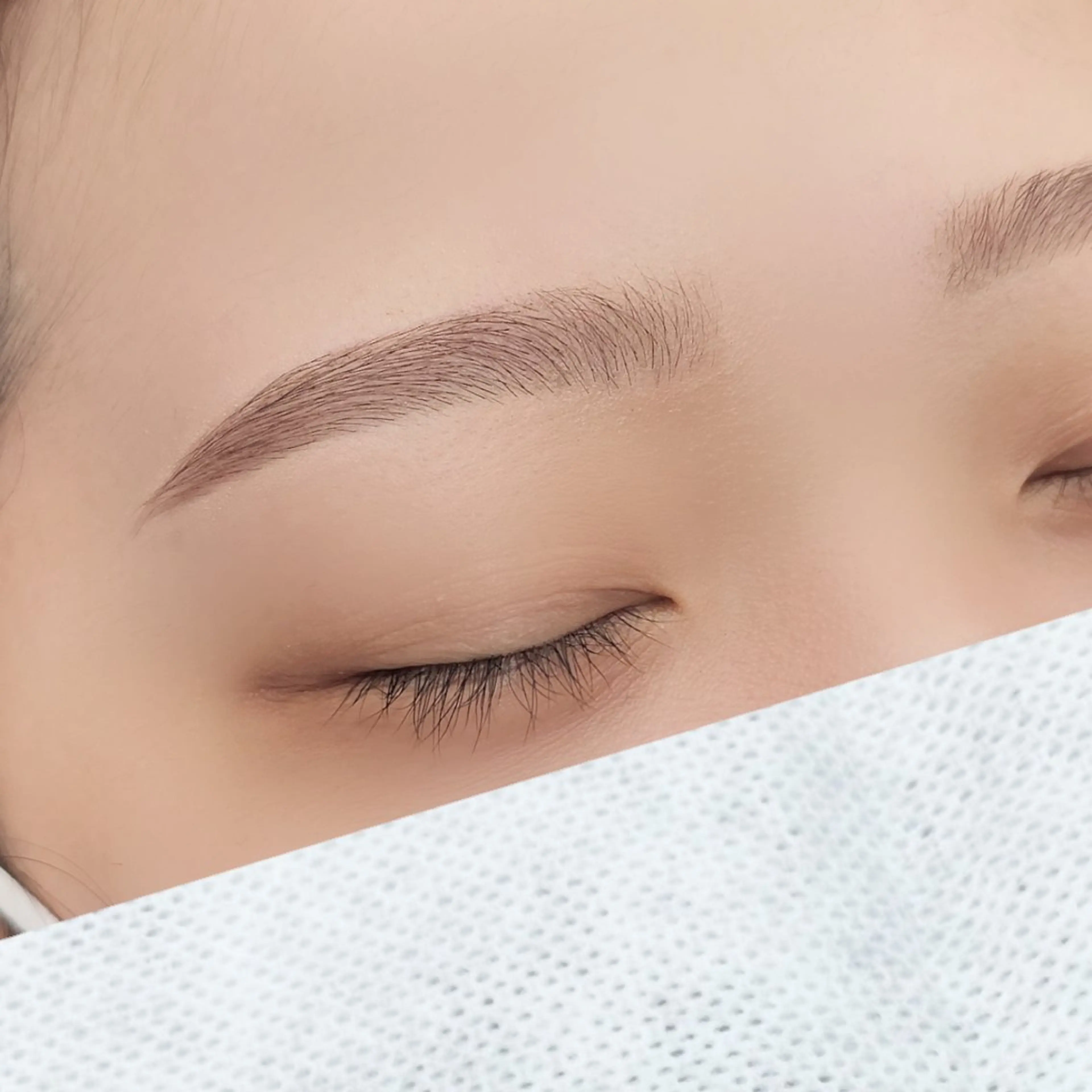 【 似合わせふんわり眉🇰🇷 】🤍アイブロウワックス(間引きなし)＋眉メイク付き🤍の写真