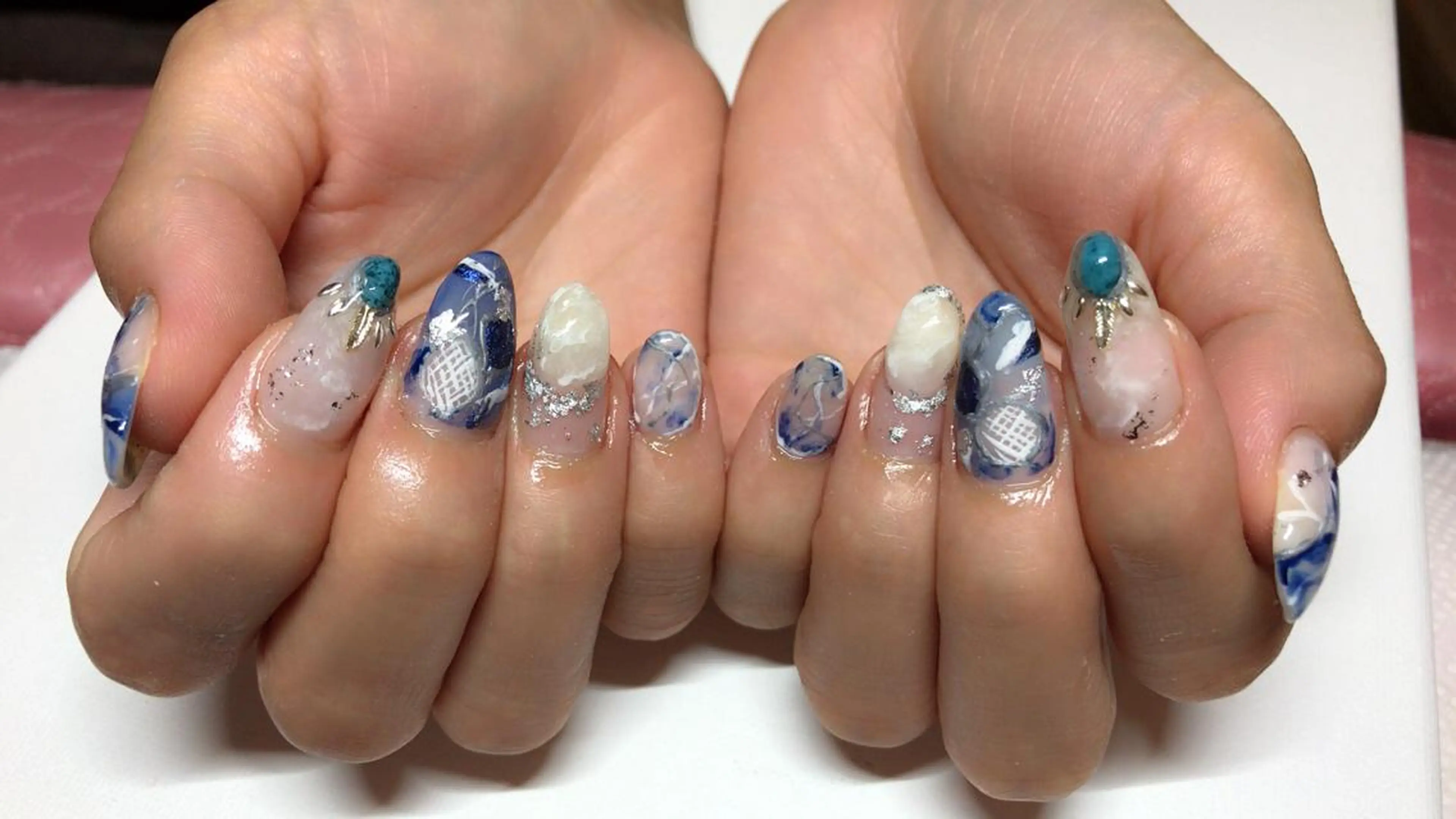 ネイル スカルプネイル ショートネイル Nail &Beauty Salon ☆Kirari☆所属・ビューティサロン ☆Kirari☆のネイルデザイン