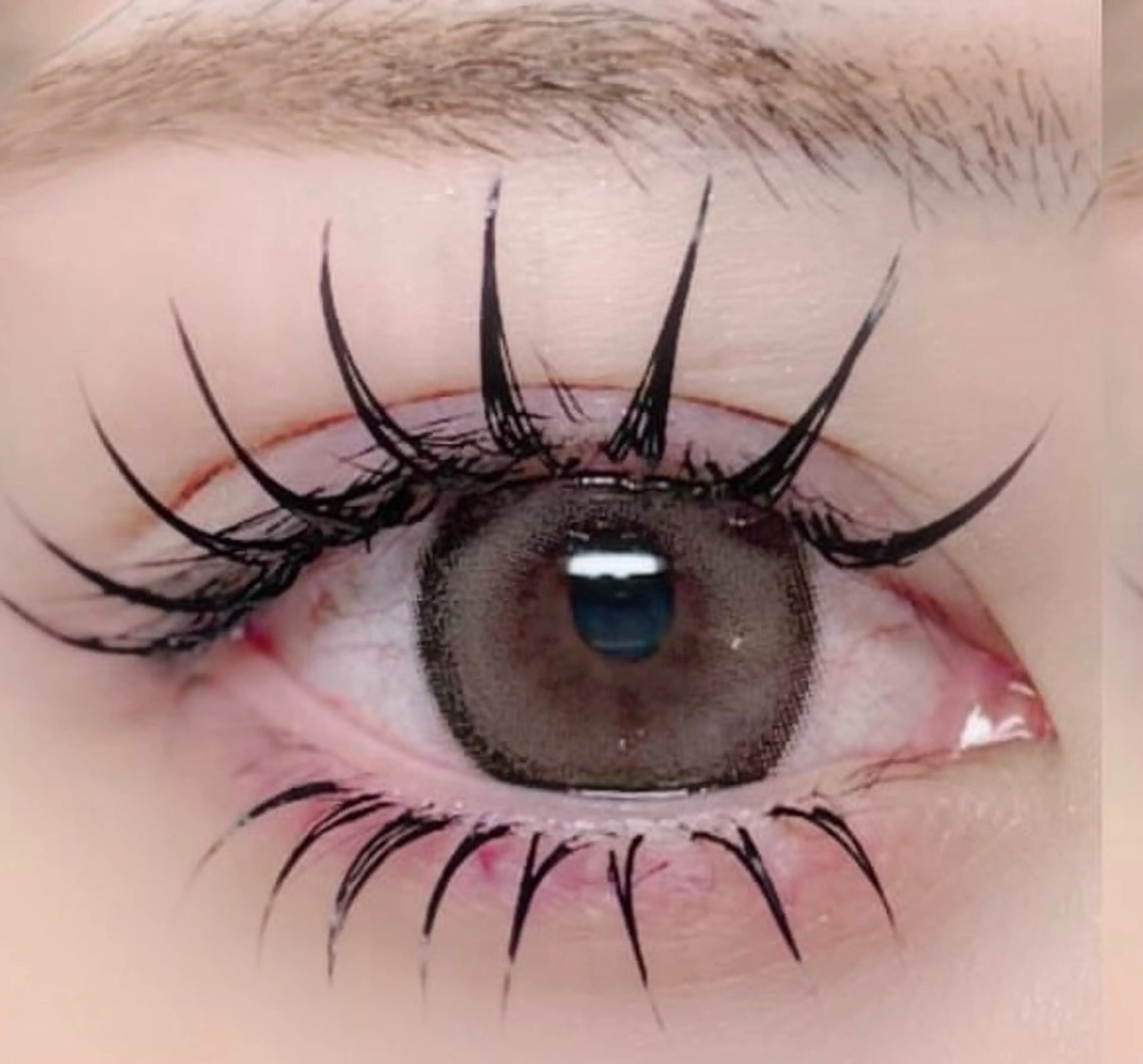 【まつげエクステ】⭐️オフ無料⭐️フラットラッシュ 160本🩷束感コーティング付🩷の写真