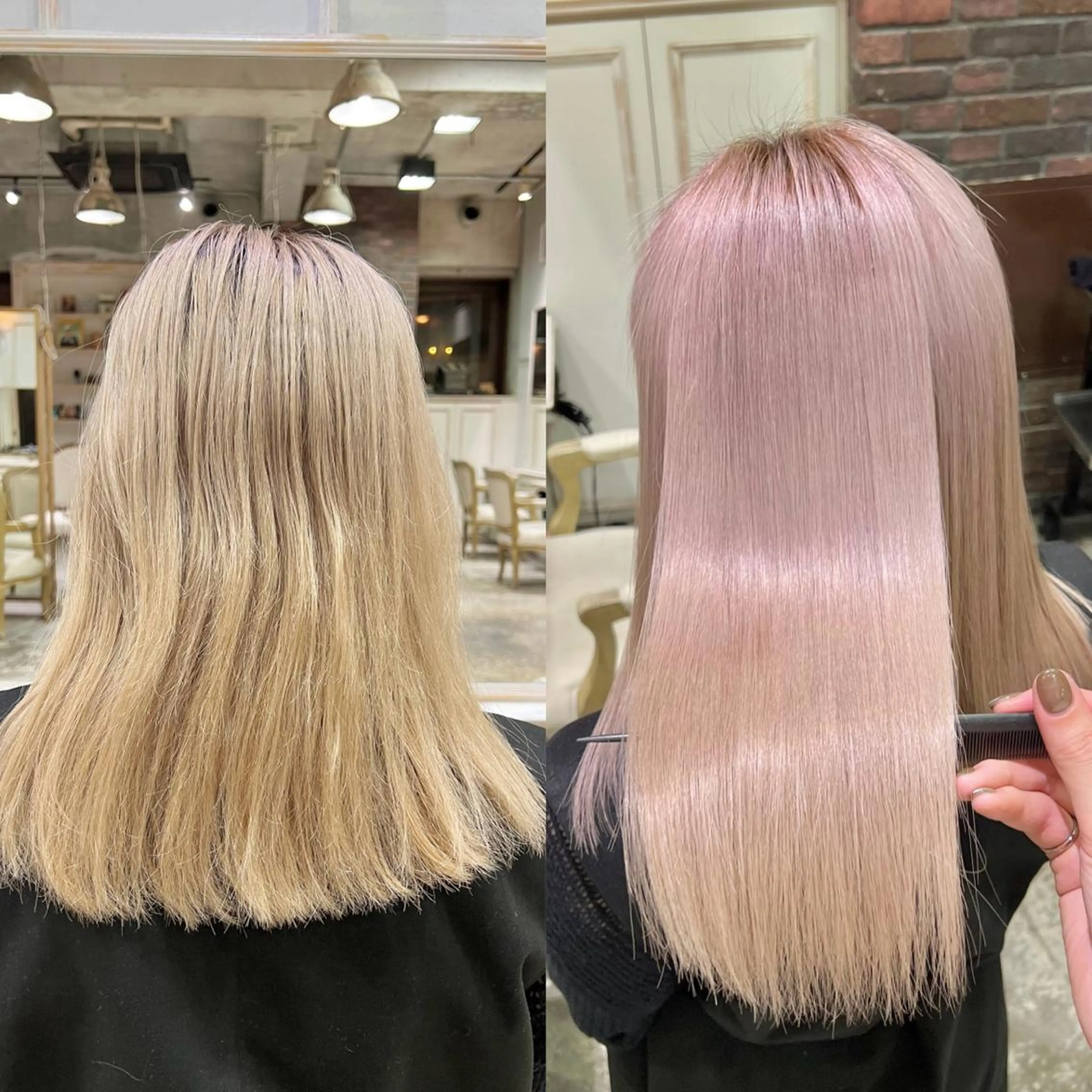 ⚠️期間限定⚠️《 髪質改善メニュー 》🍊【アルカリ酸熱トリートメント】🍊の写真