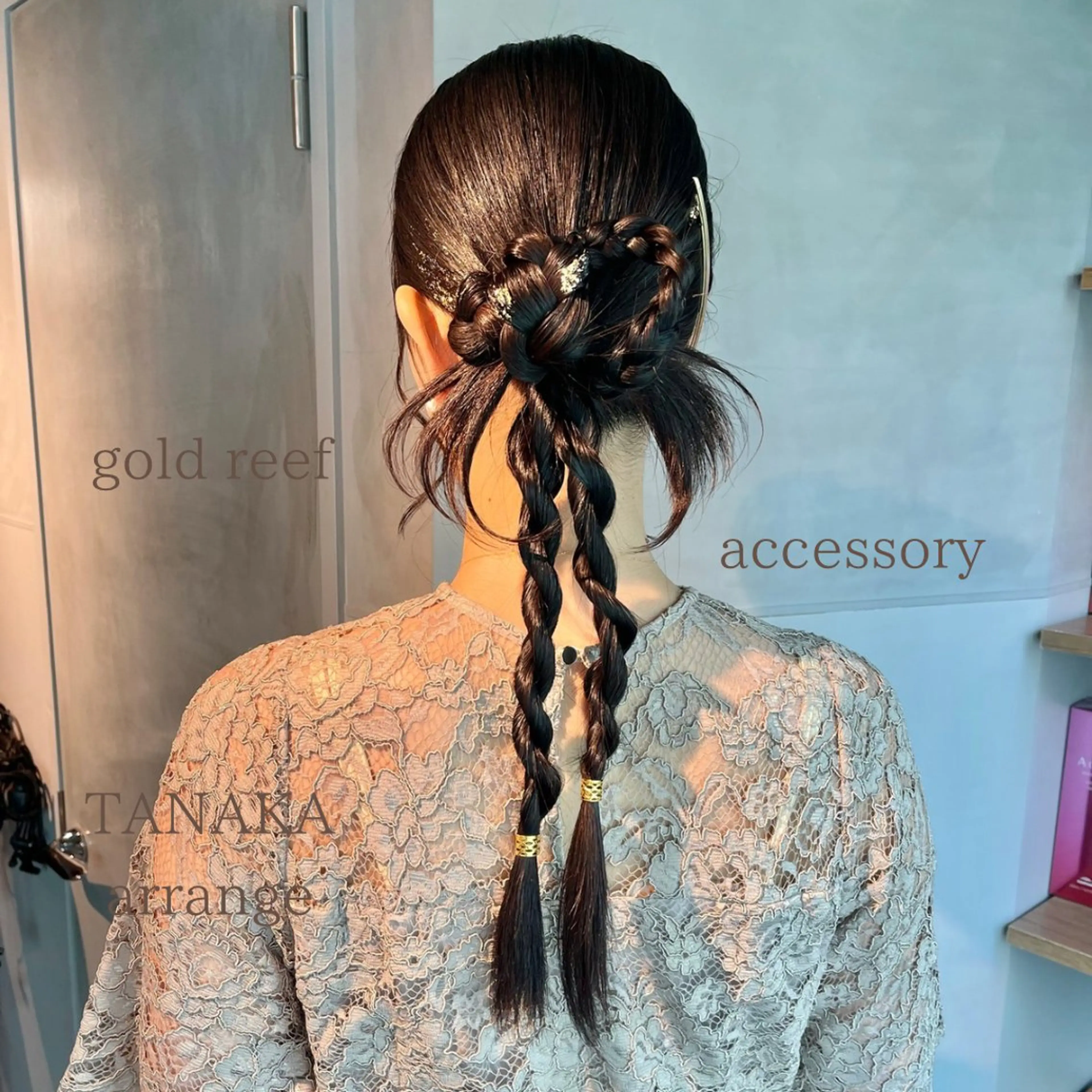 ヘアアレンジ 結婚式・ブライダル 卒業式のヘアスタイル ヘアセット charm《銀座》 ヘアセット/縮毛矯正のヘアスタイル