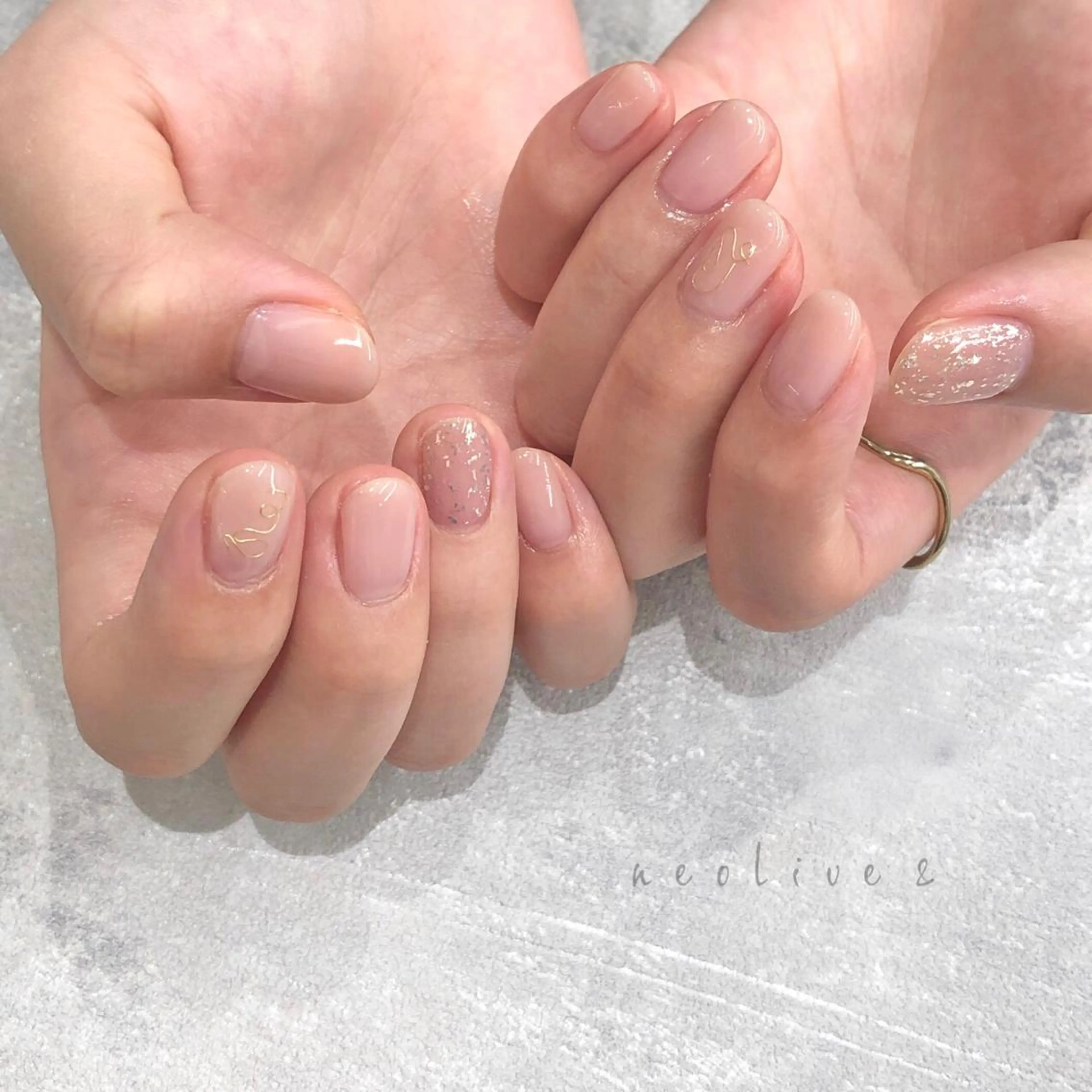 ネイル ハンドネイル Yuriko Omi パラジェル/渋谷のネイルデザイン