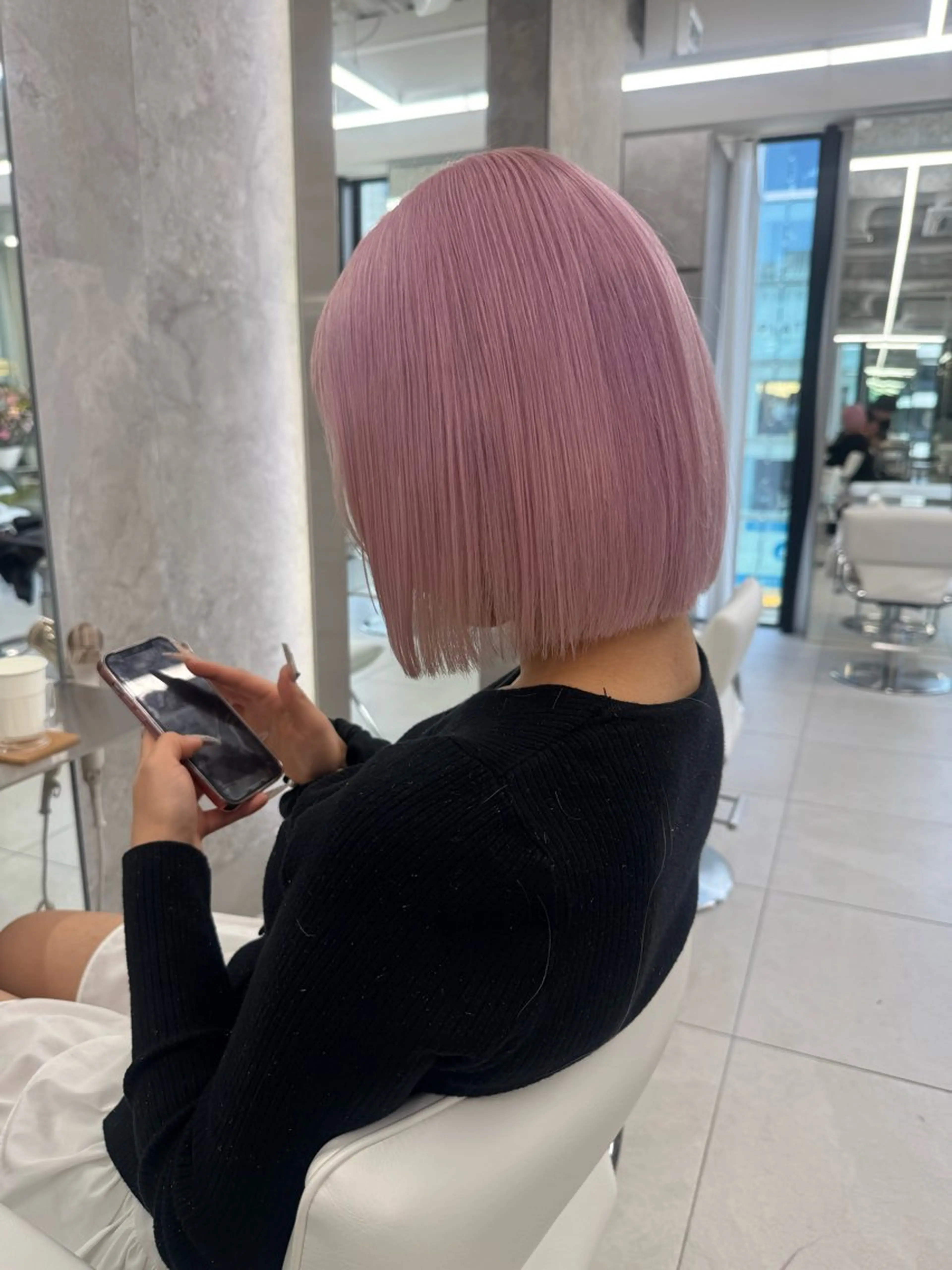 ショート カラー ヘアカラー ヘアセット kiti Sakae所属・栄美容師/kiti /ボブ/ケントのヘアスタイル