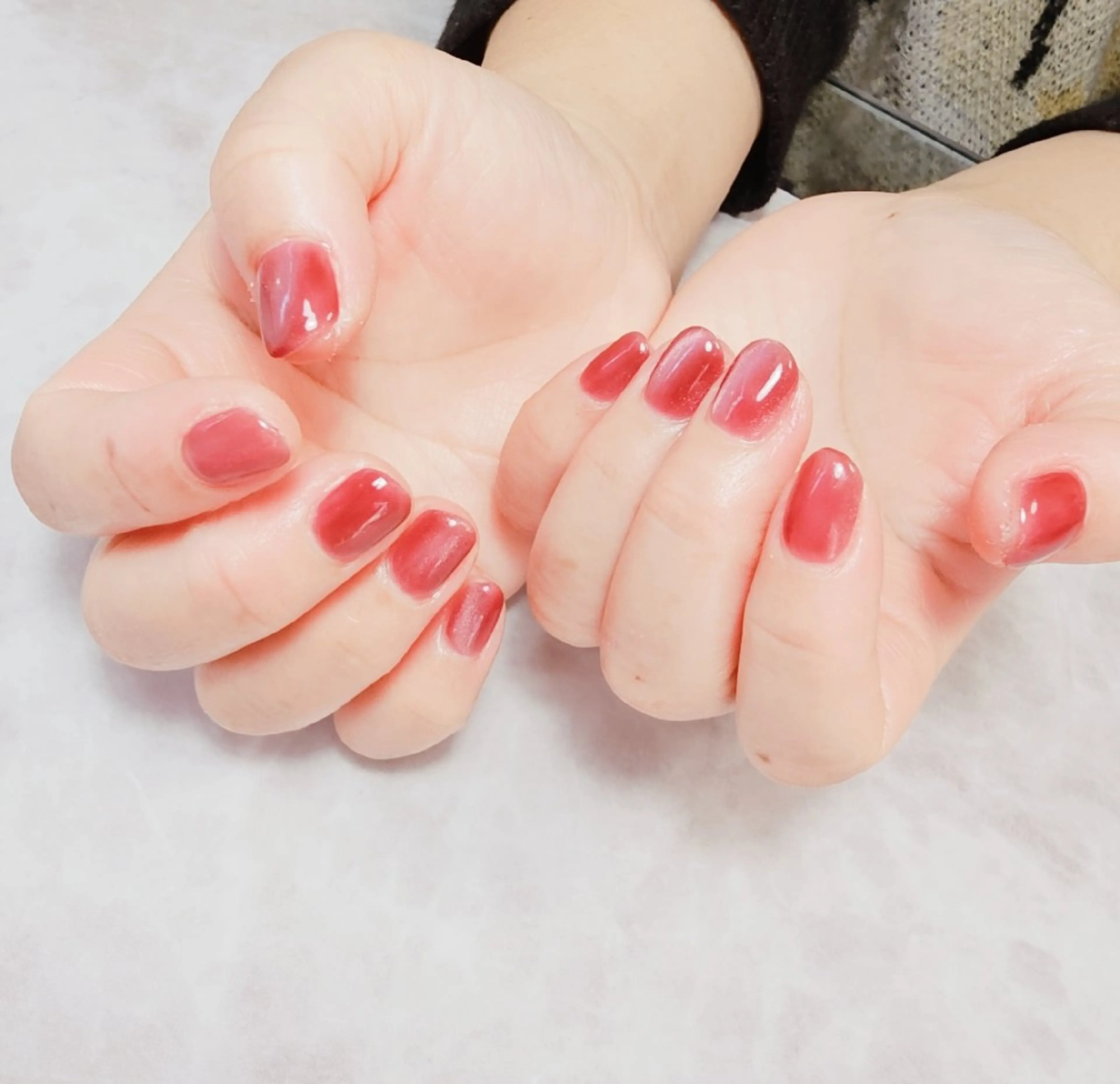 ネイル マグネットネイル ワンカラーネイル Chika  Nail MIRAIのネイルデザイン