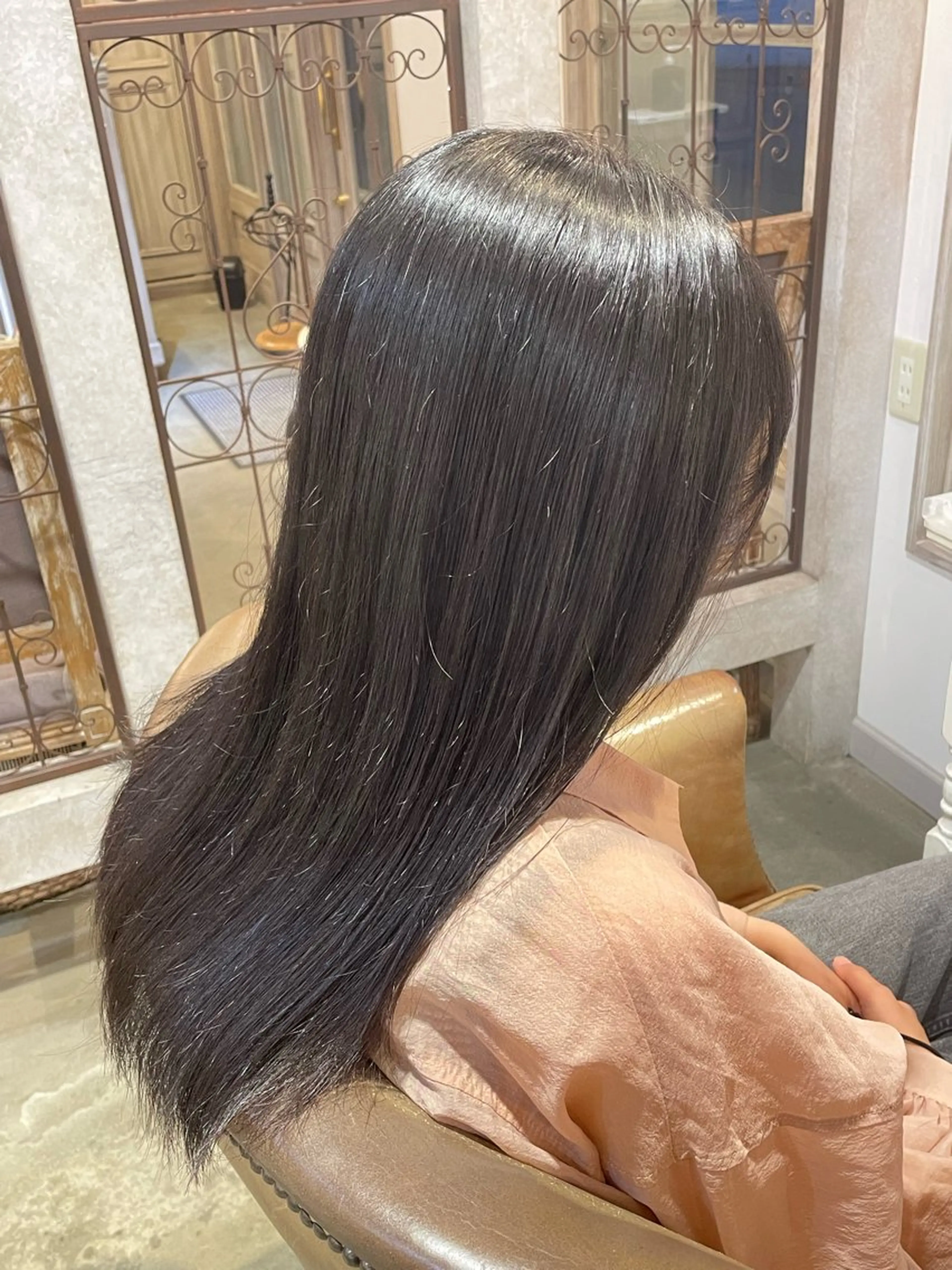 ロング カラー 髪質改善/ボブ /雷賀のヘアスタイル
