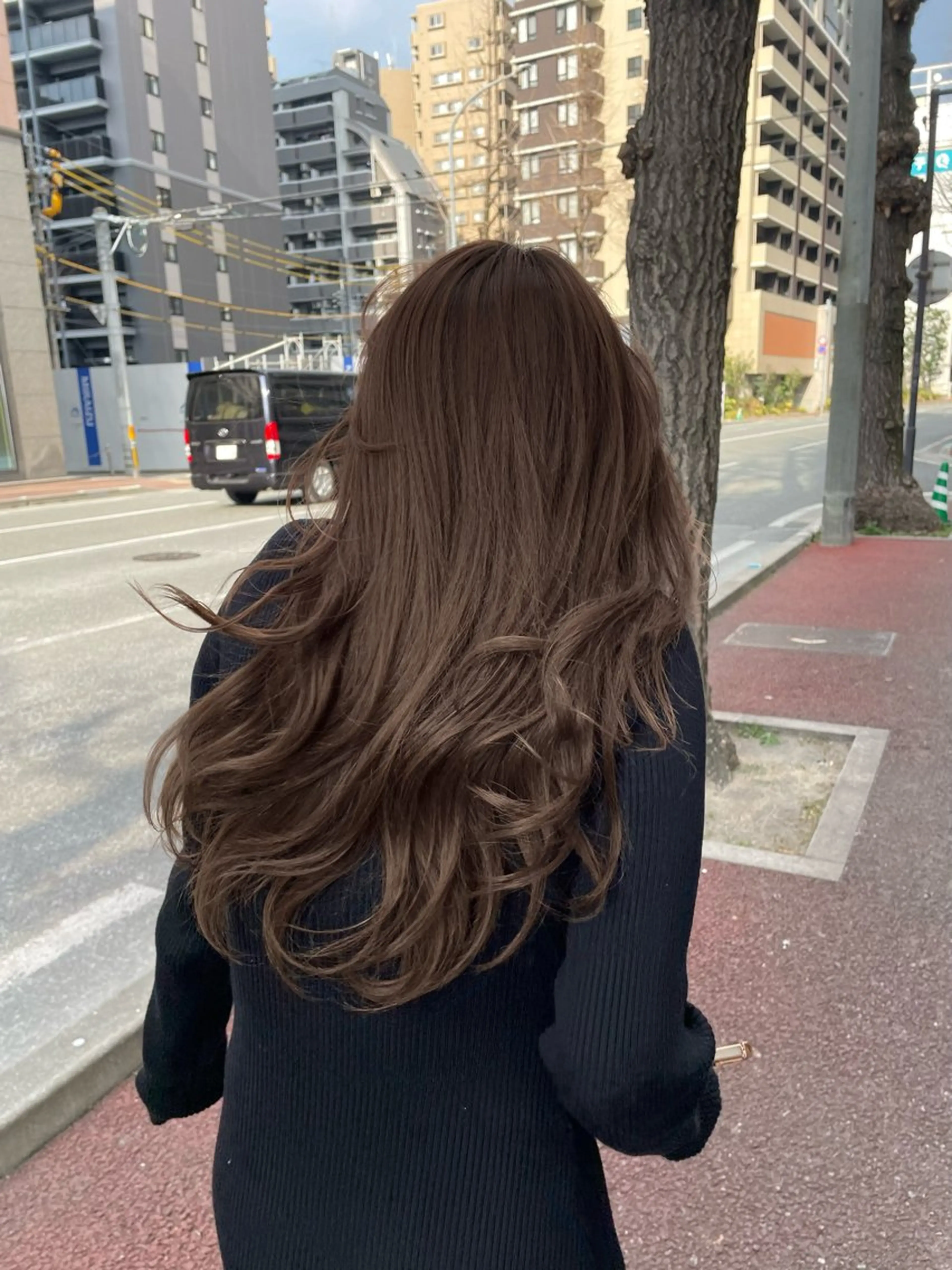 ロング カラー 韓国ヘア/レイヤー Londエレンのヘアスタイル