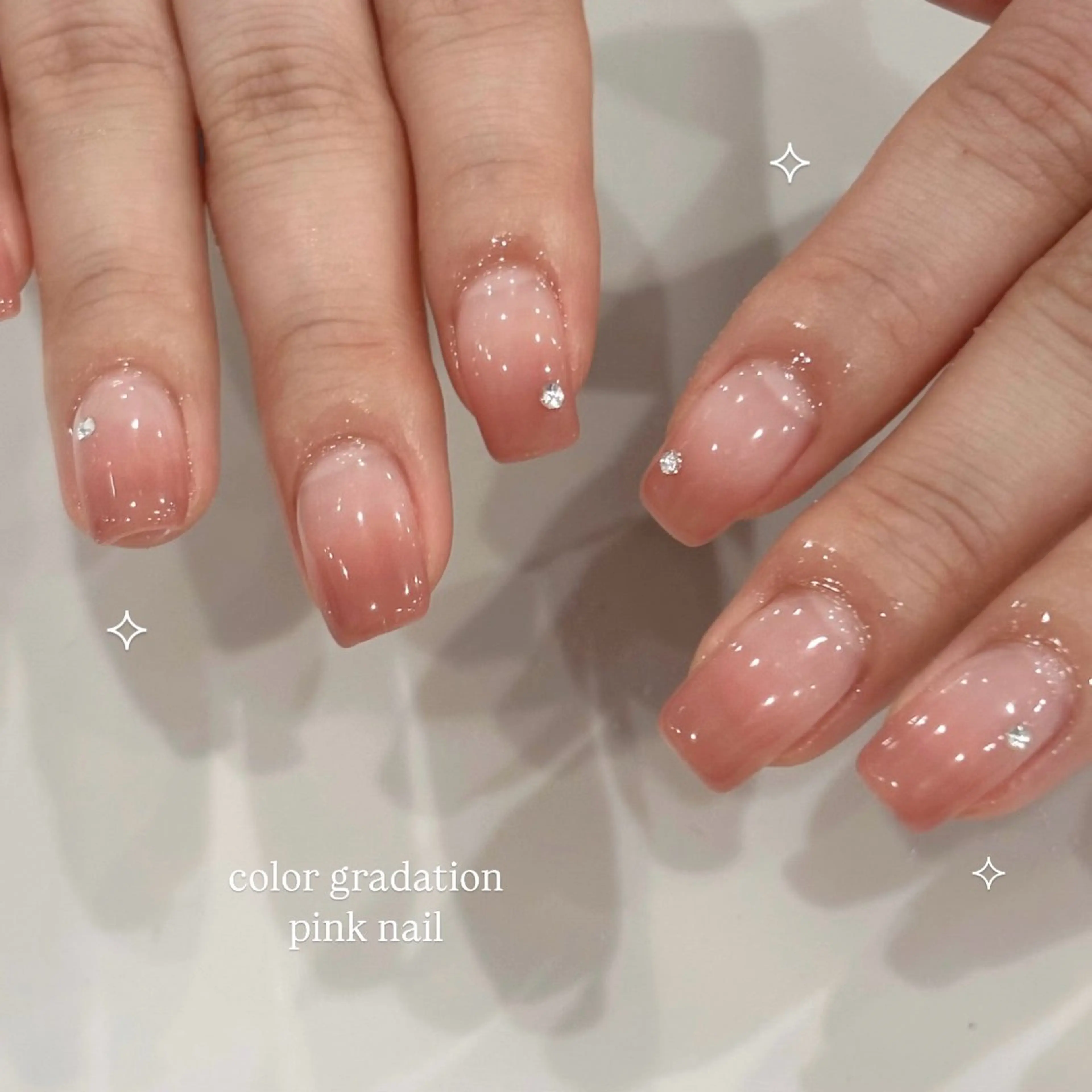 ネイル ピンク ハンドネイル millie ainee太田のネイルデザイン