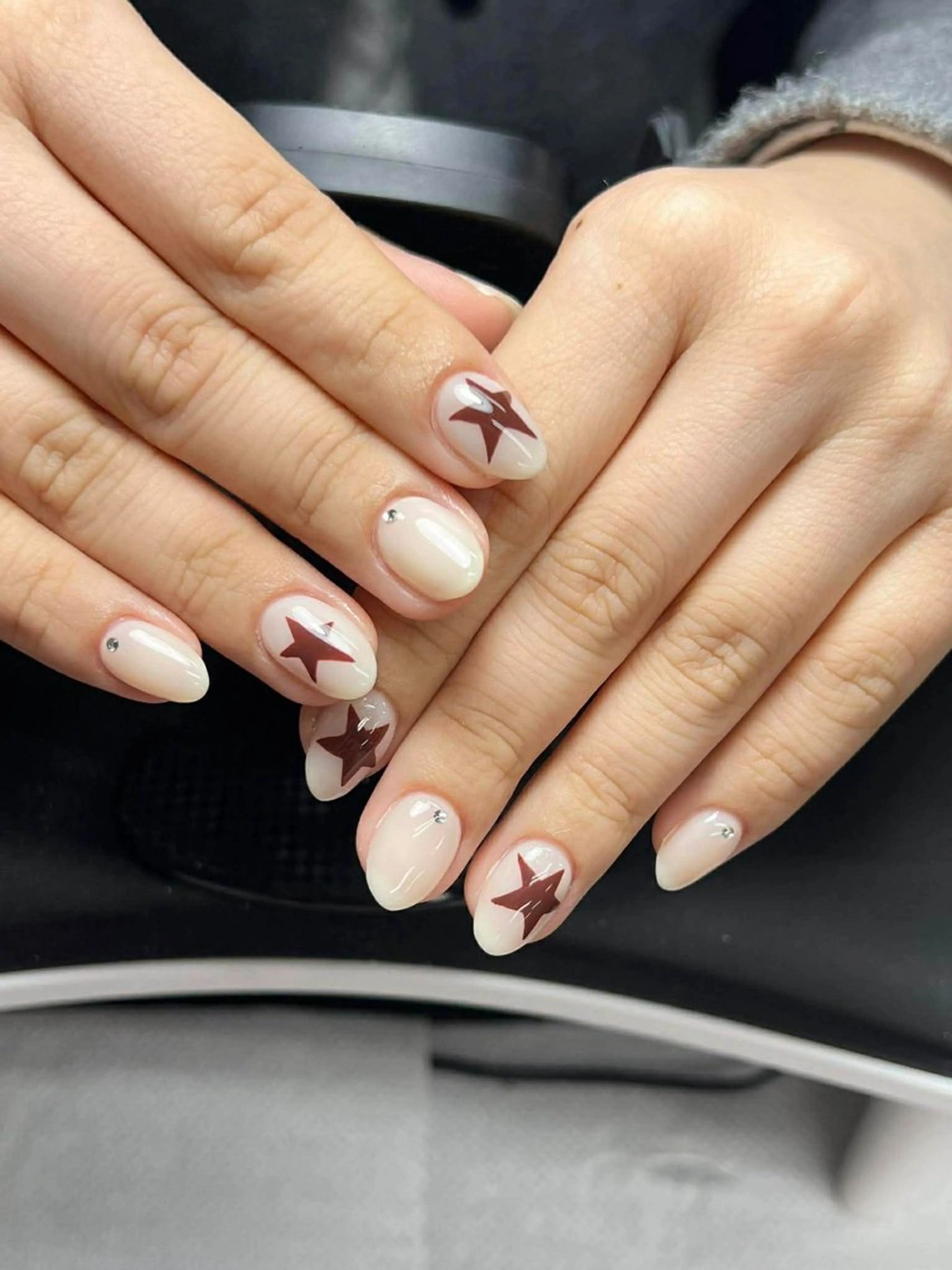 ネイル 韓国ネイル 持ち込み ニュアンスネイル ネイルチップ Minn ANA.CHUOのネイルデザイン