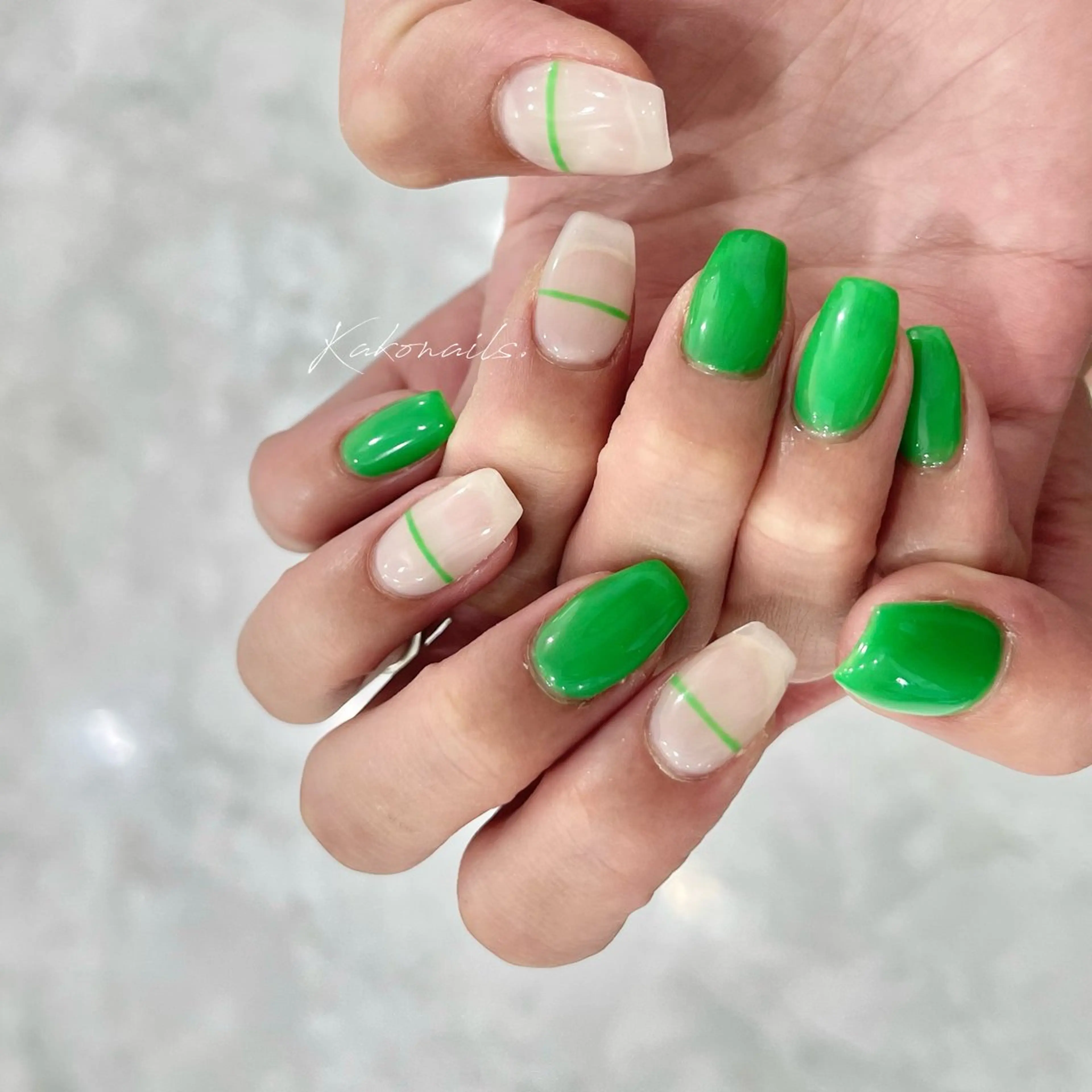 ネイル ハンドネイル フットネイル KAKO momo京橋のネイルデザイン