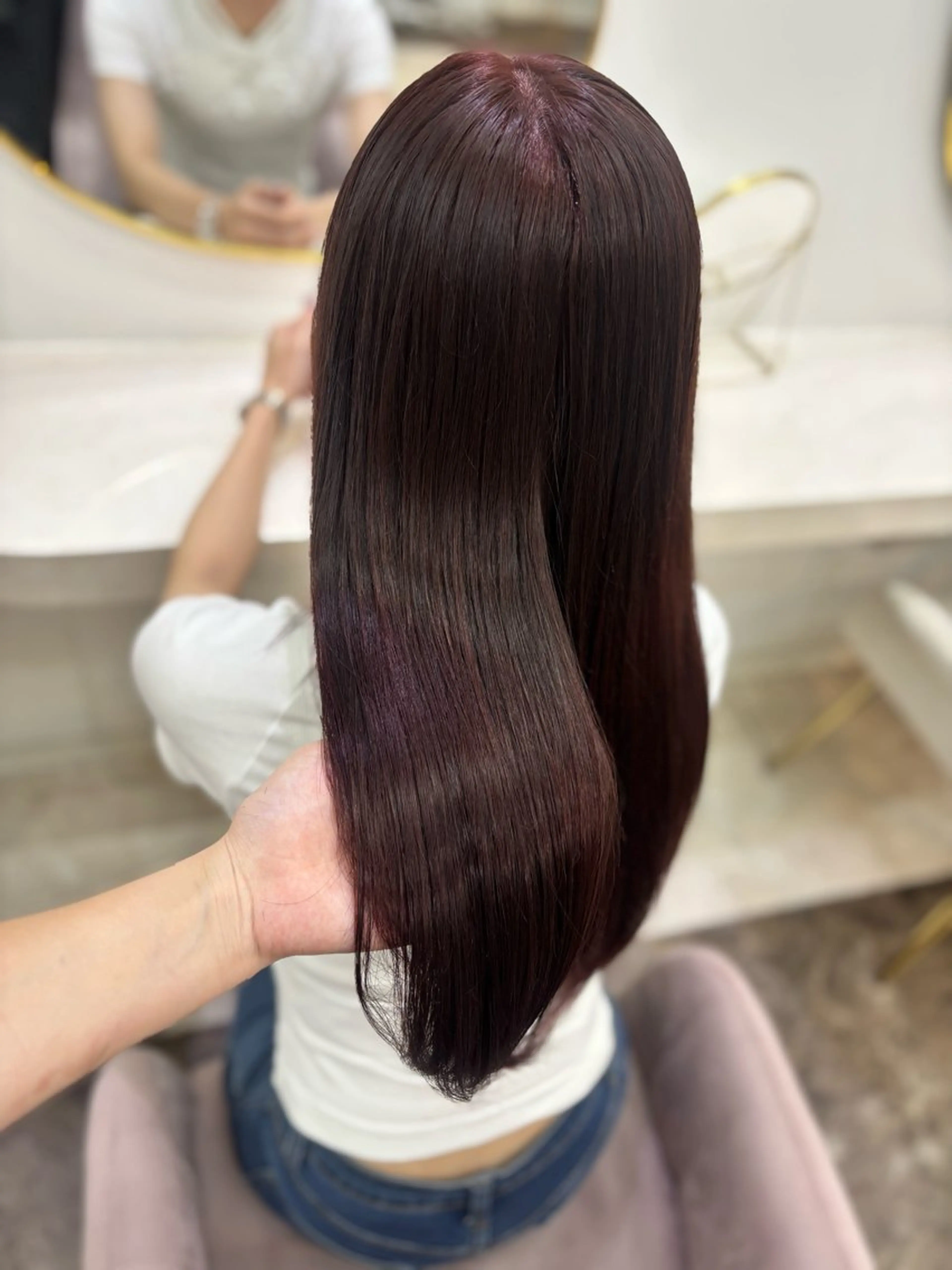 🎀残り3名様限定🎀暖色カラー🩷うる艶カラー🫧高保湿1stepトリートメント付🌟+メンテナンスカットの写真