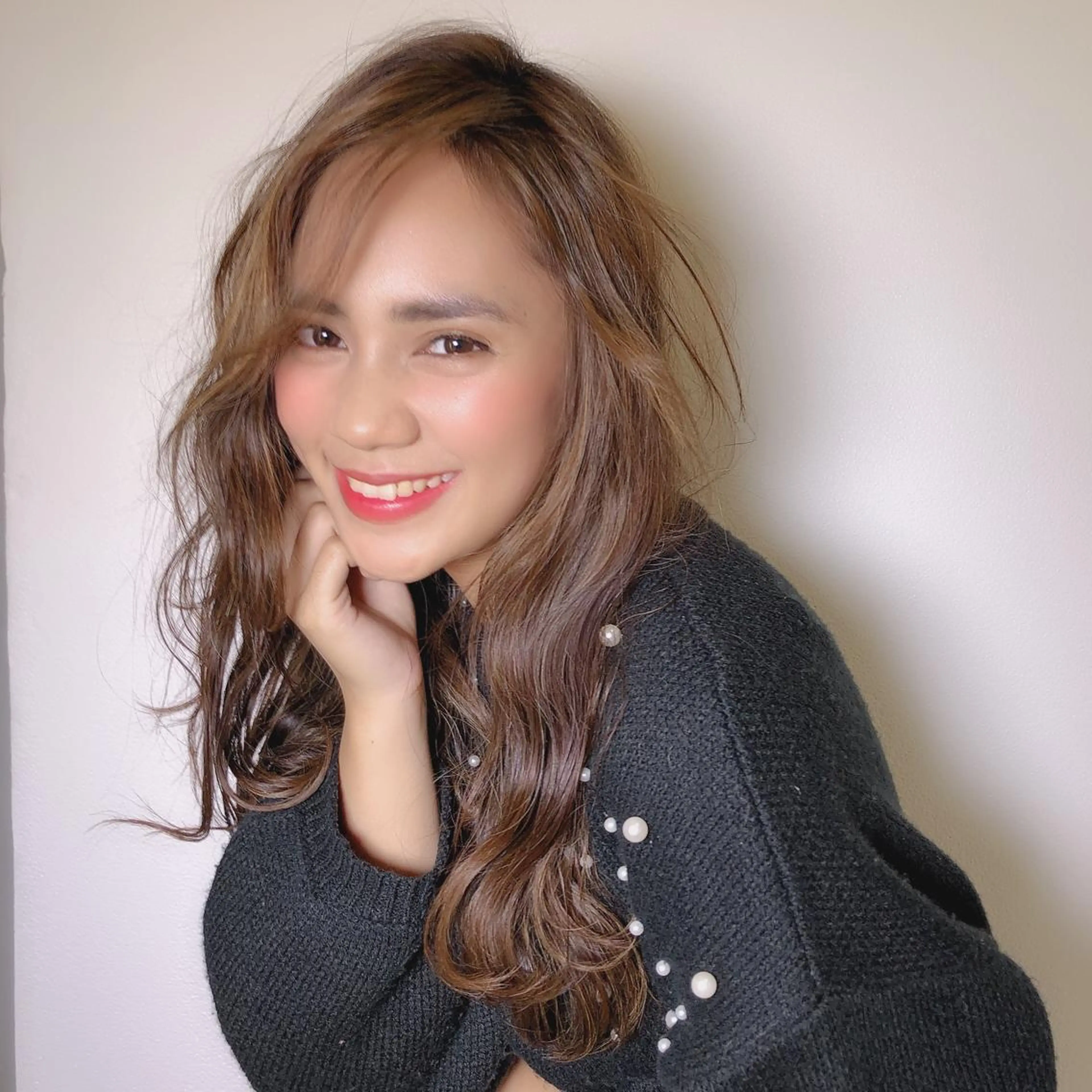 ロング パーマ 店長/mao/ 前髪/顔周りカットのヘアスタイル