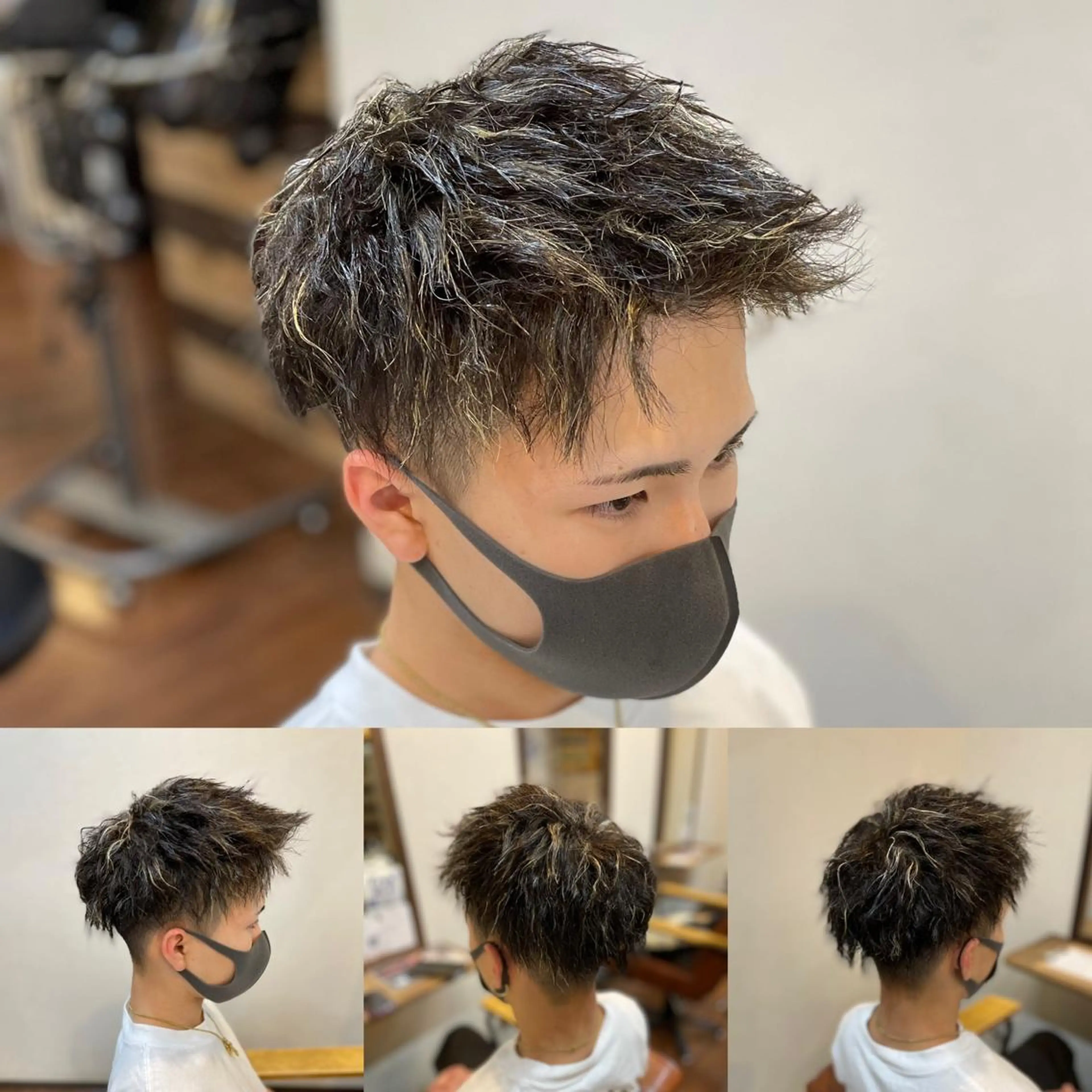 【メンズ限定】3Dカラー💈ハイライトの写真