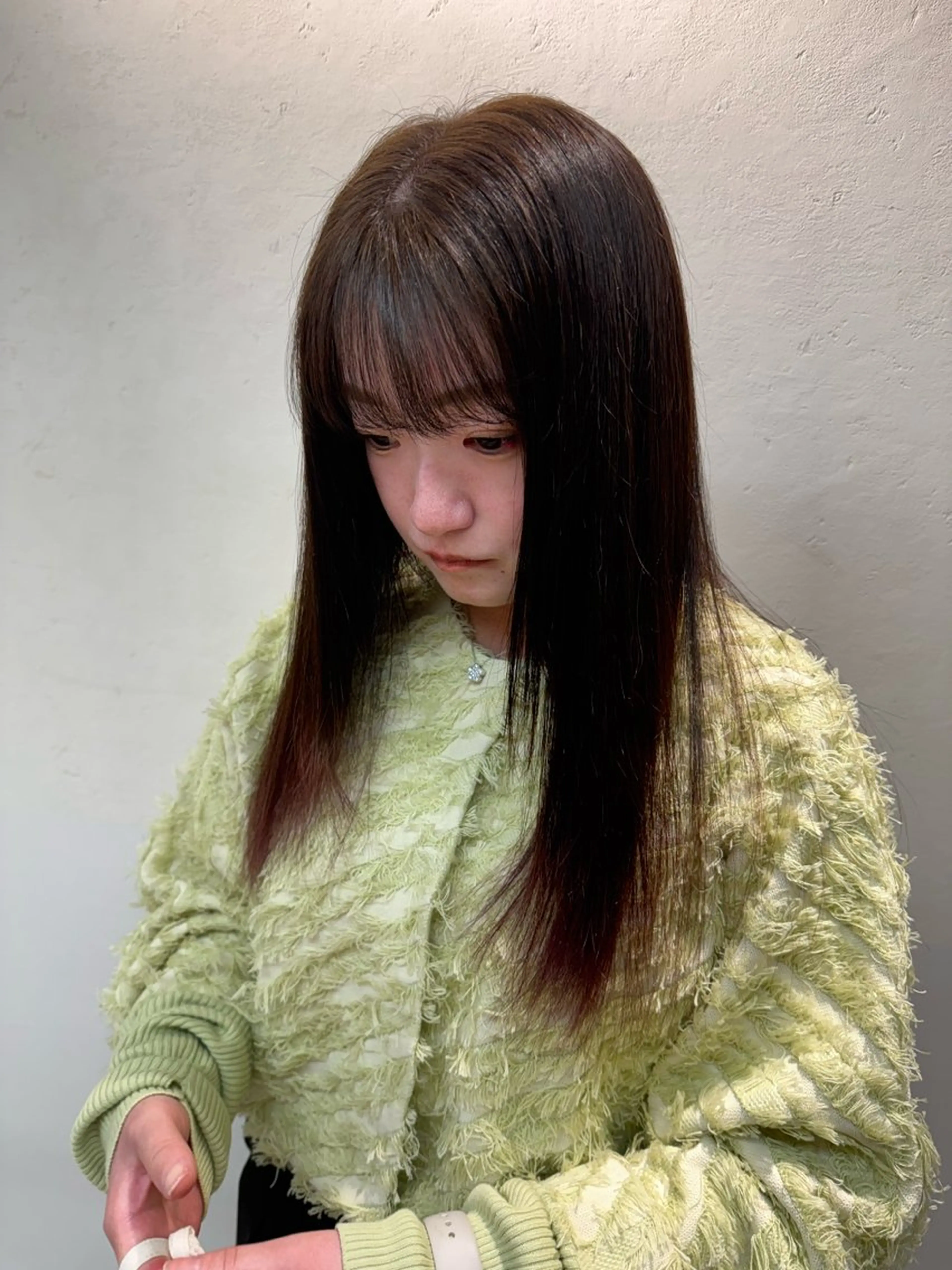 ロング カラー カット ヘアカラー パーマ/ハイトーン /吉田眞のヘアスタイル