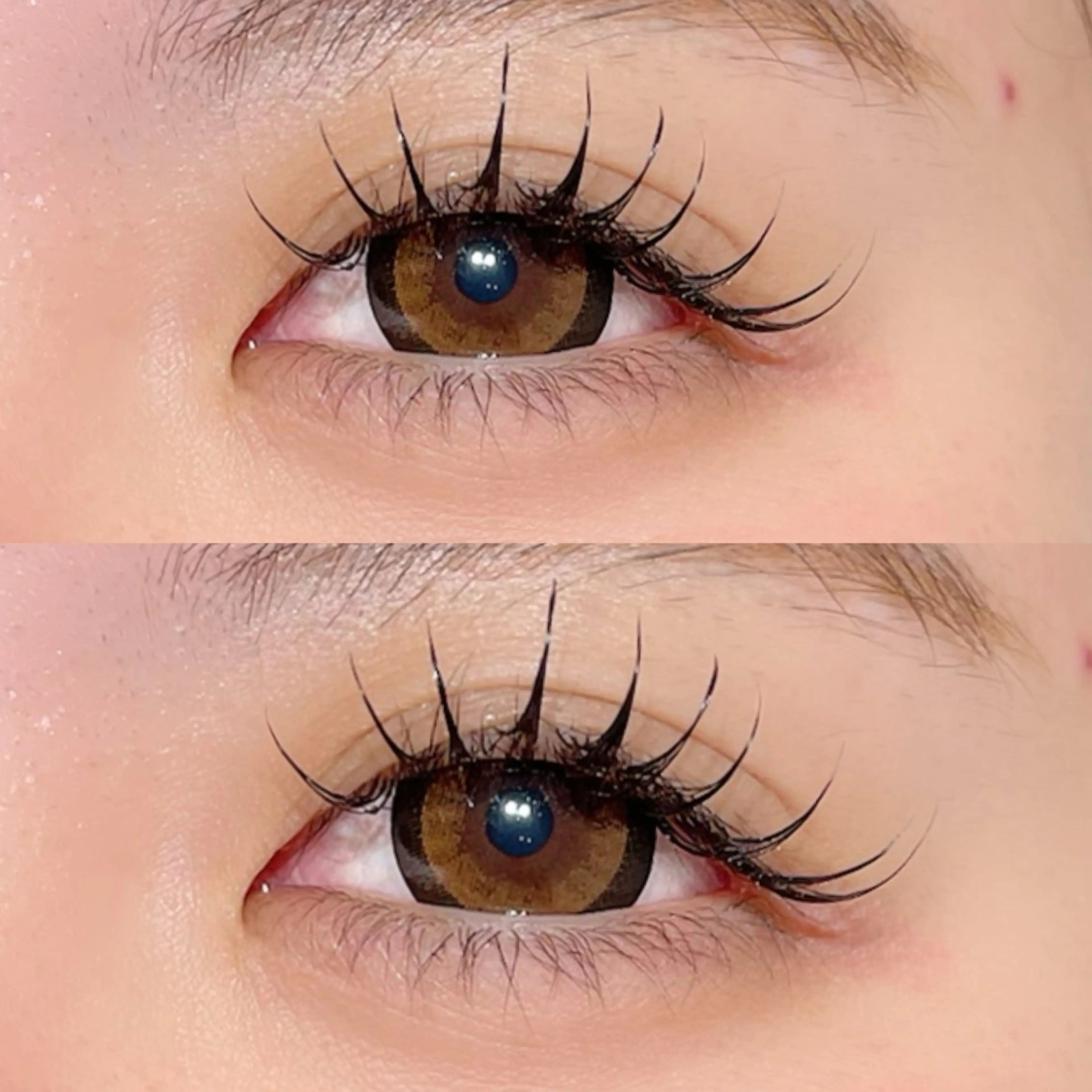 【LEDマツエク】フラットラッシュ80本の写真