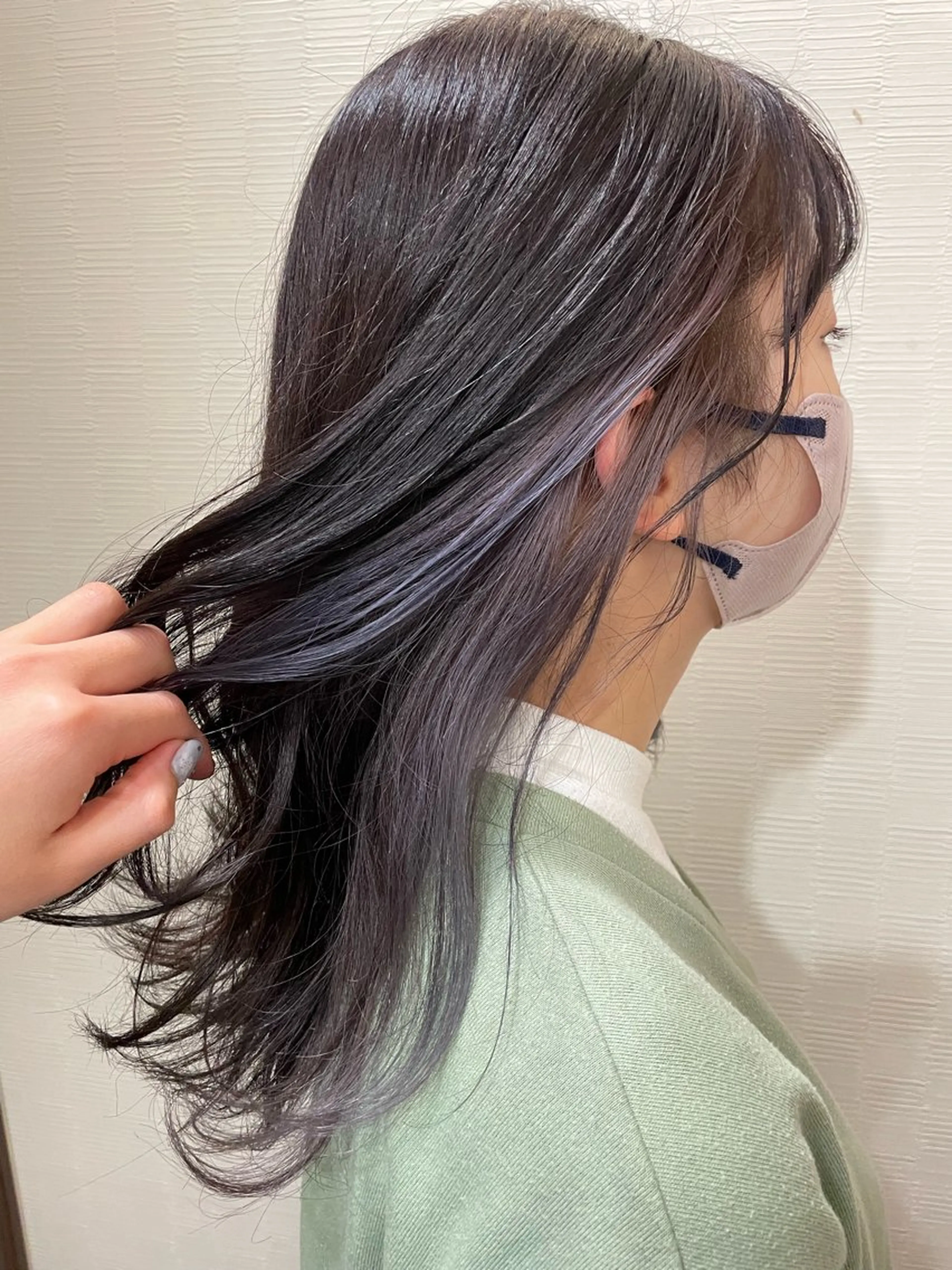 【❣️人気爆発中❣️】インナーカラー(インナーブリーチ＋全体オンカラー)＋２ステップトリートメント😆※ケア剤入りの写真