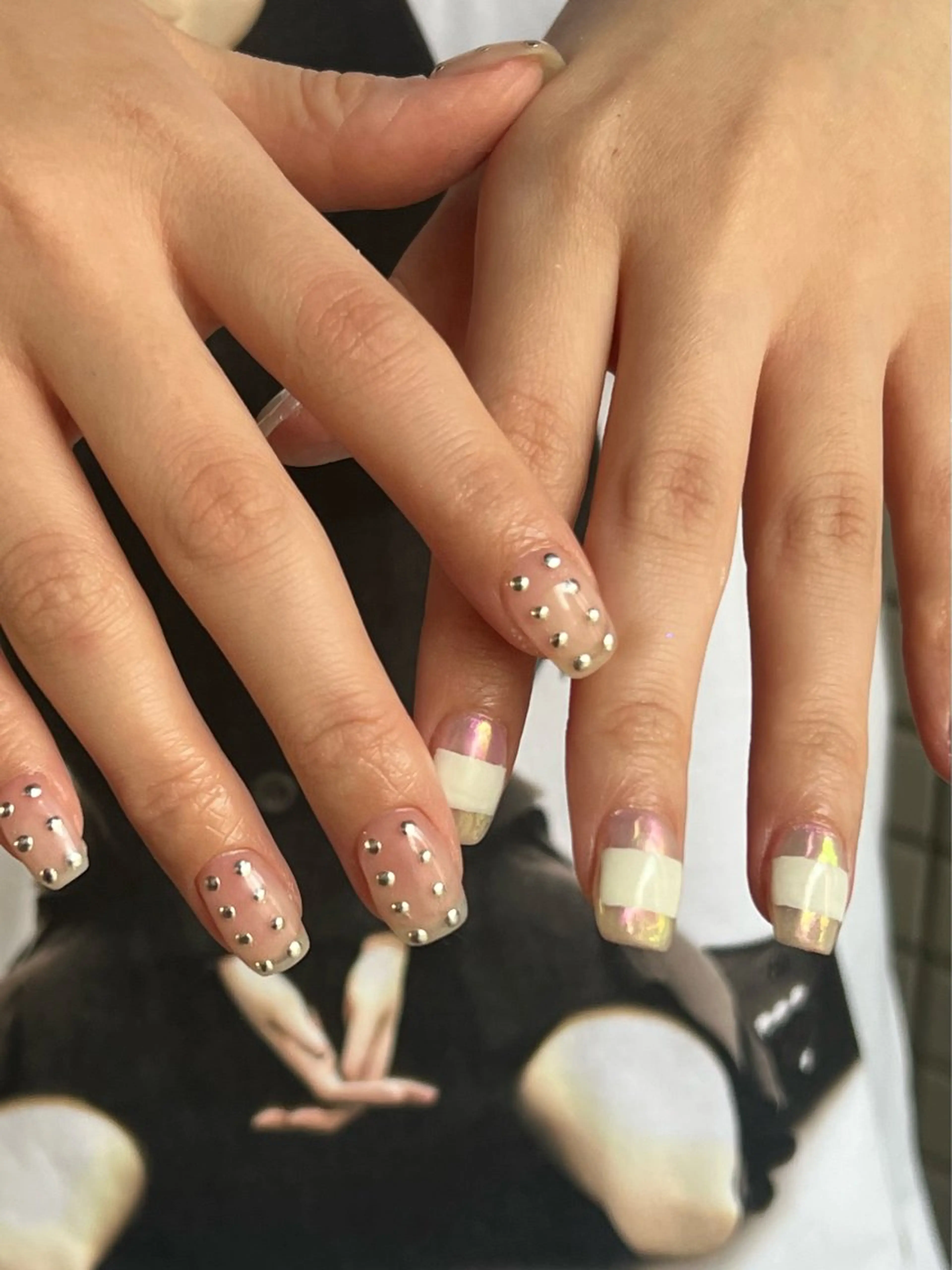 ネイル ハンドネイル Hata nail 🎀個性派ニュアンスのネイルデザイン