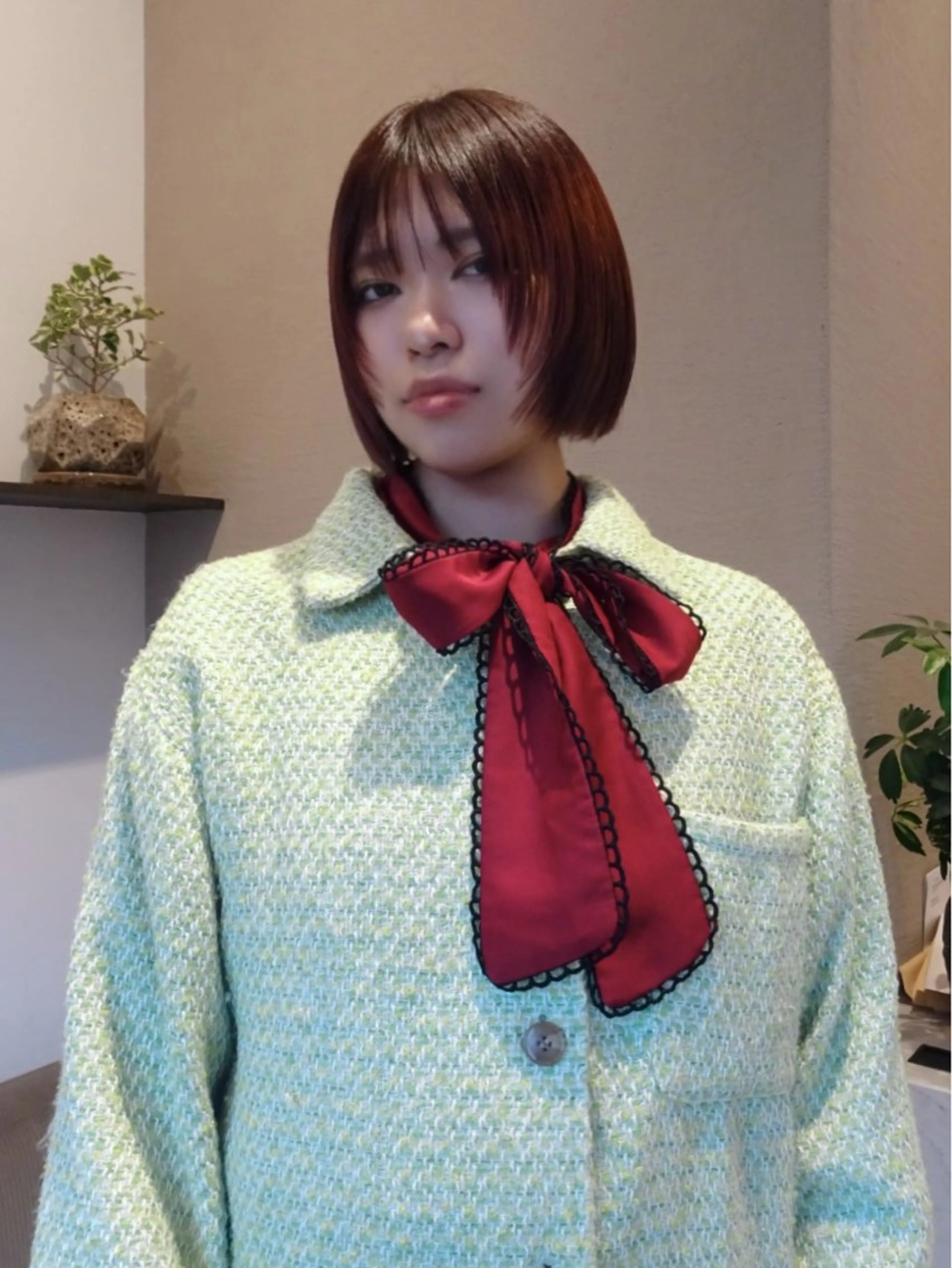 ショート カラー トリートメント ヘアカラー トリートメント ニュアンスヘア🪡 nenekaのヘアスタイル