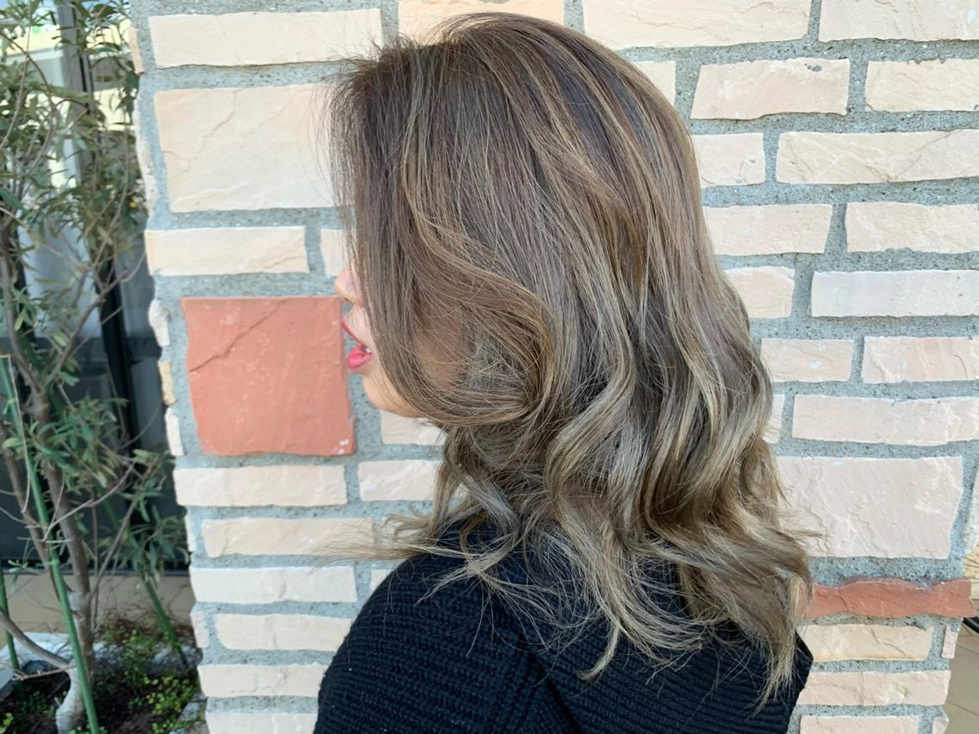 ミディアム カラー 高月 瞭のヘアスタイル