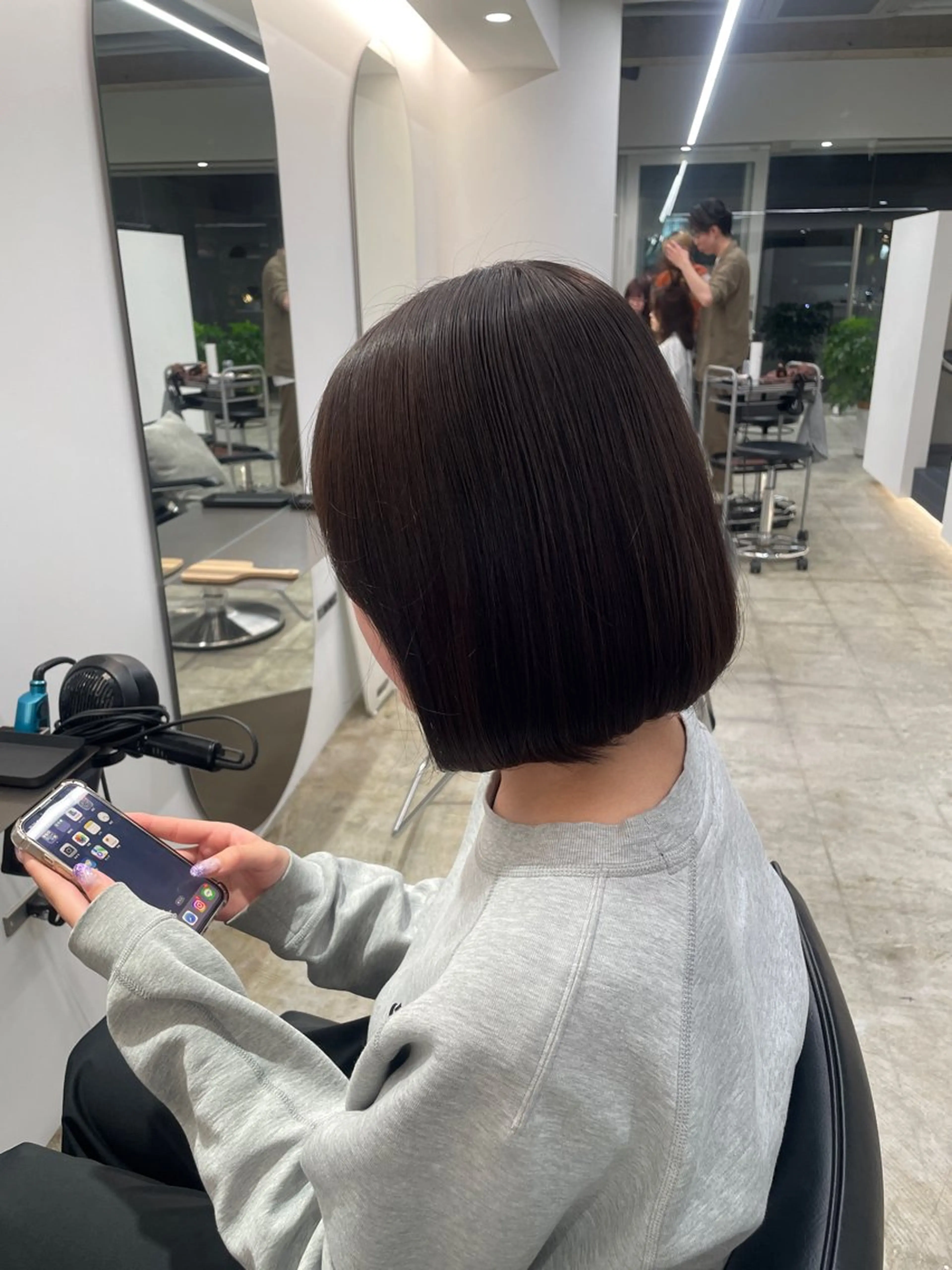 ミディアム 🤍ショートボブ 🤍NANAMI🤍のヘアスタイル
