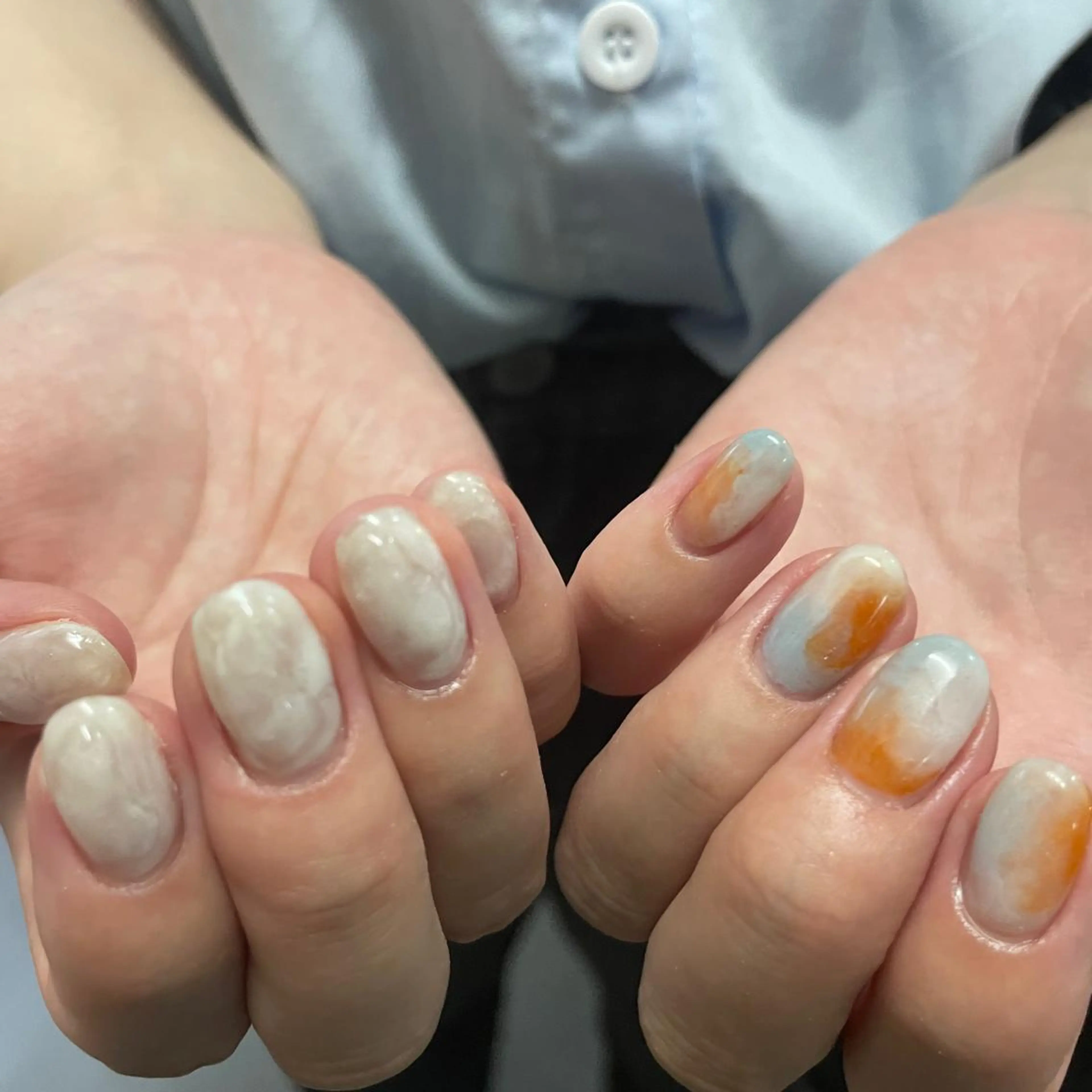 ネイル ゆびノさき茨木店 ニュアンス/アートのネイルデザイン