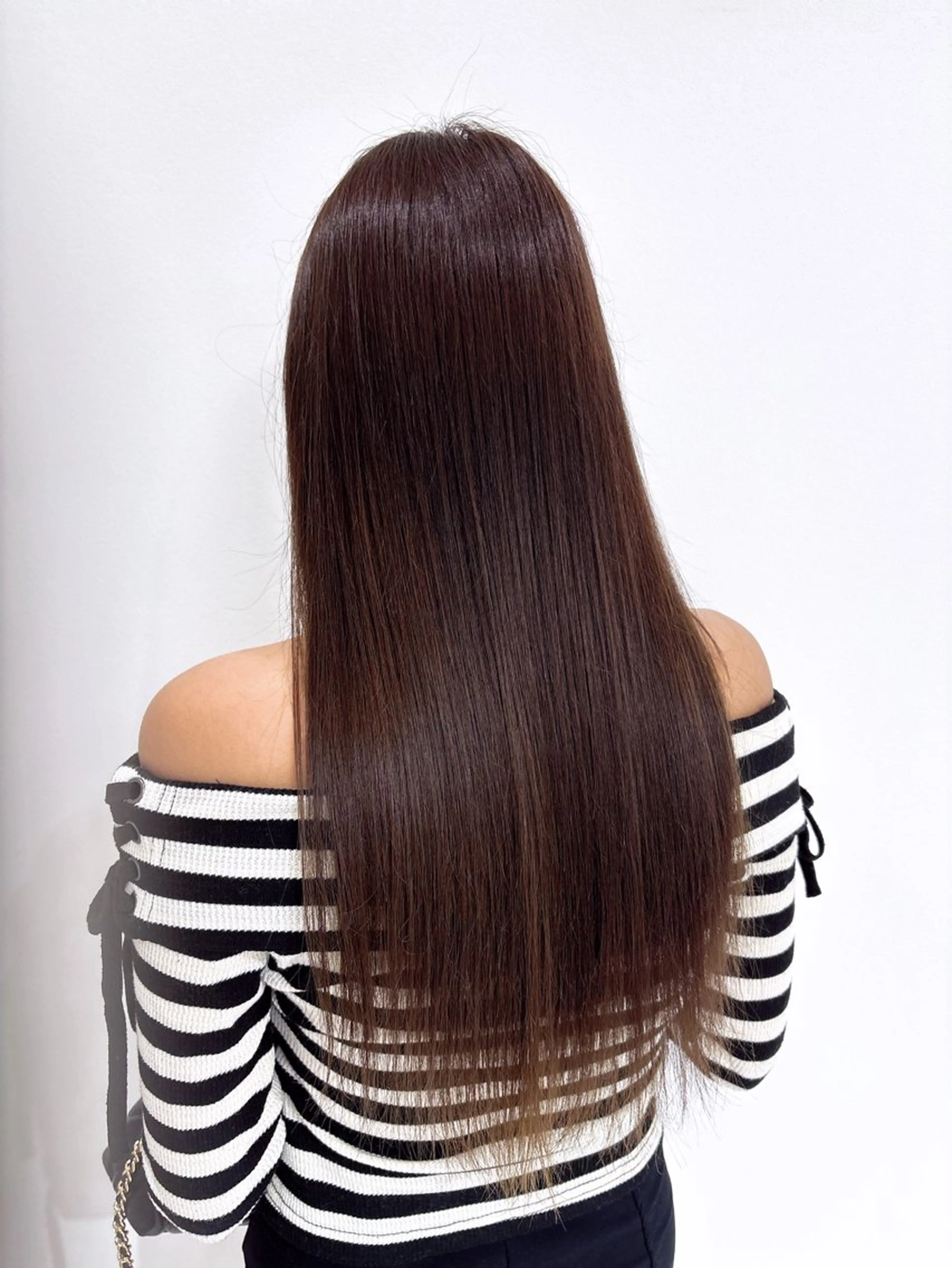 ロング カラー CHAiL.Yuzu 艶カラー韓国エクステのヘアスタイル