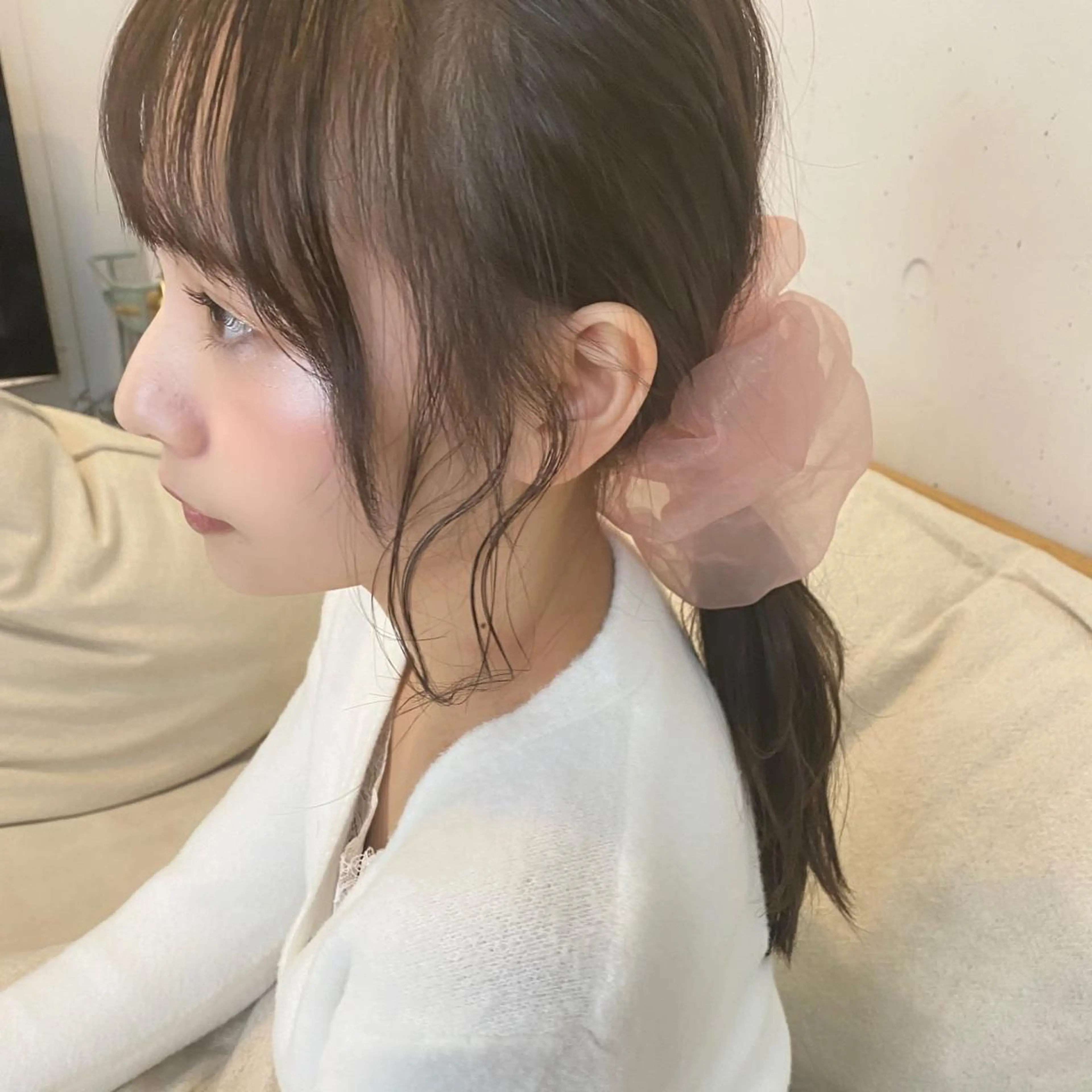 ミディアム カラー ヘアアレンジ 🪭risa 暖色/レイヤー🪭のヘアスタイル