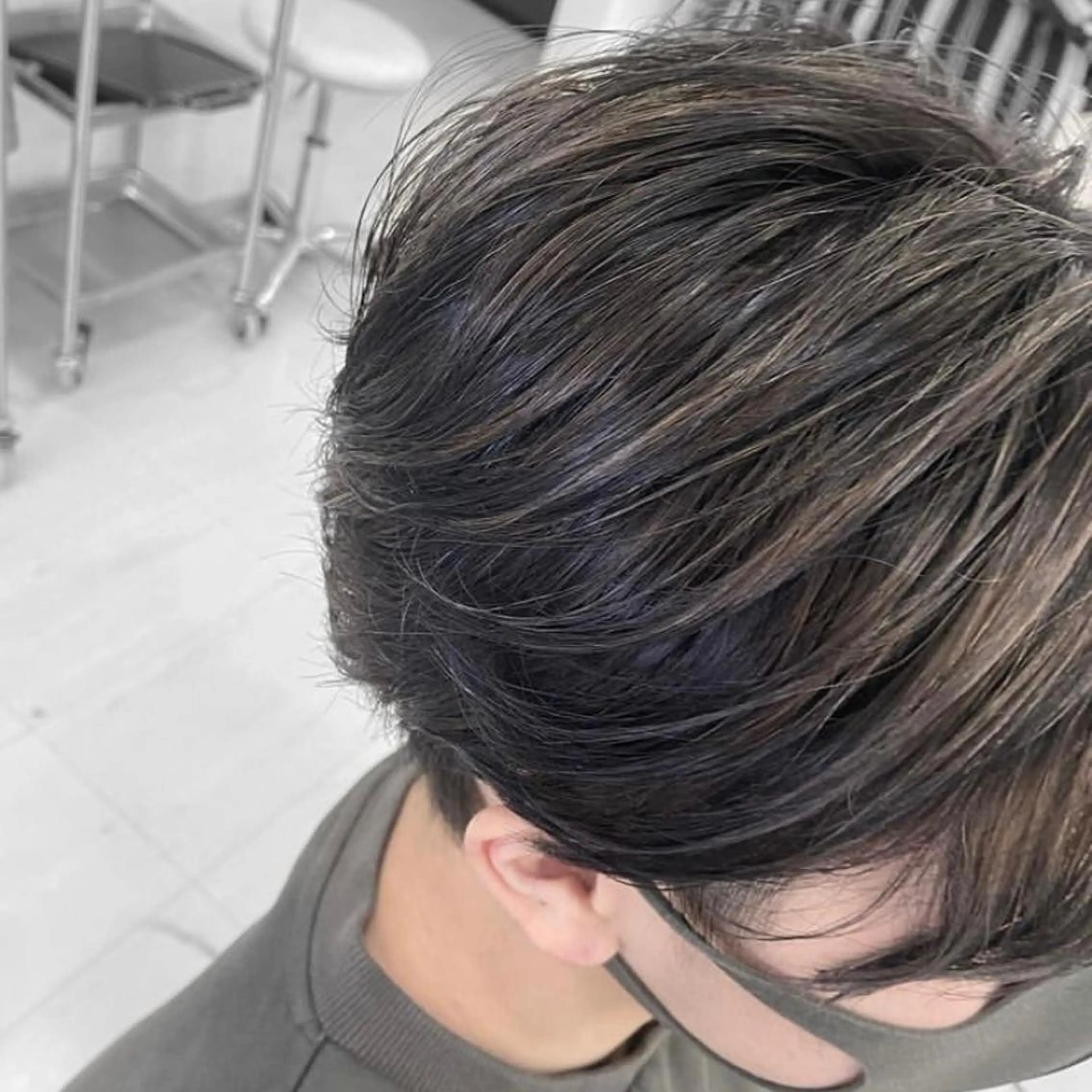 ショート カラー メンズ 杉木 勝太のヘアスタイル