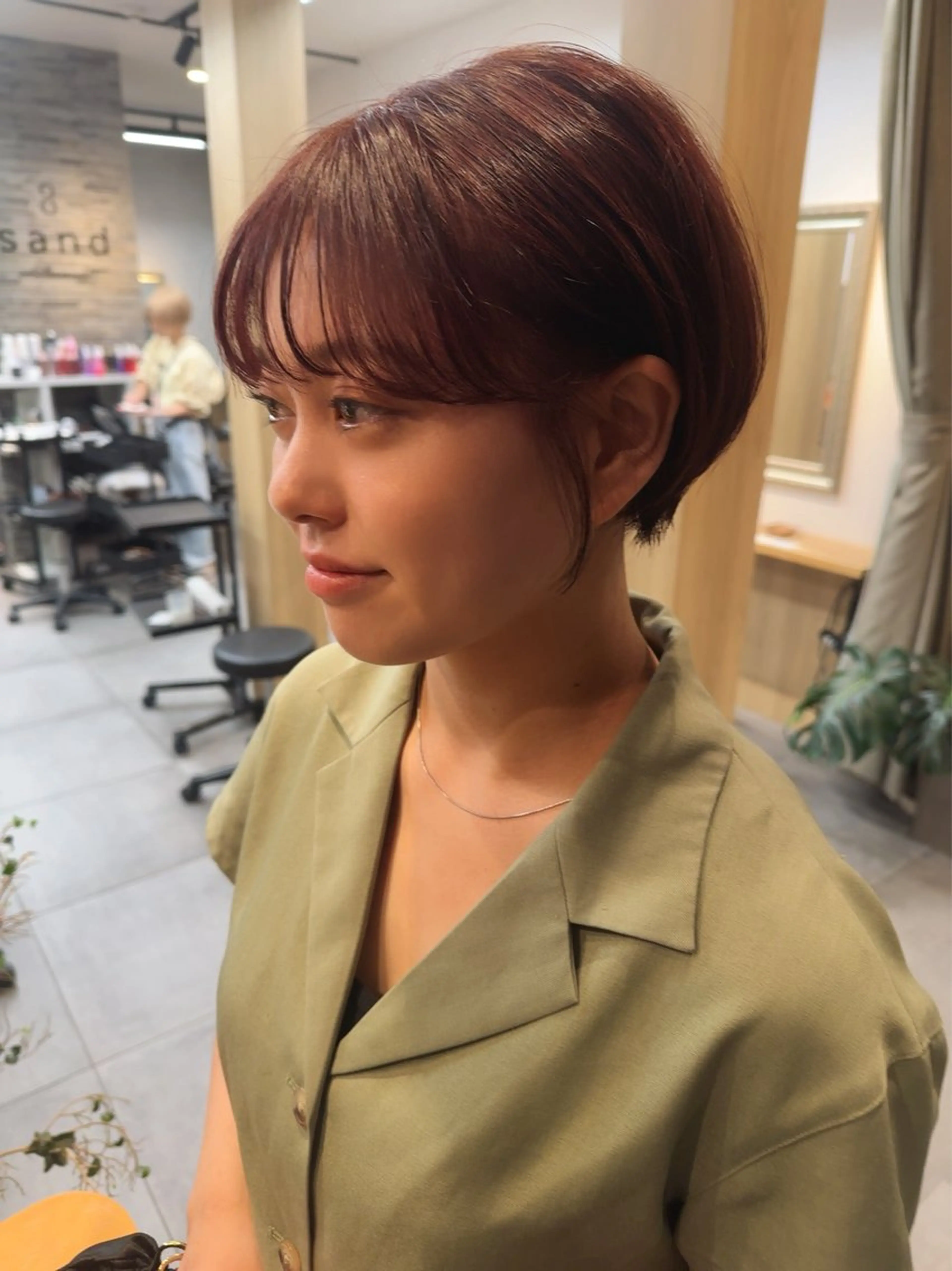 ショート 顔周り/透明感/銀座 🩵りのせのヘアスタイル