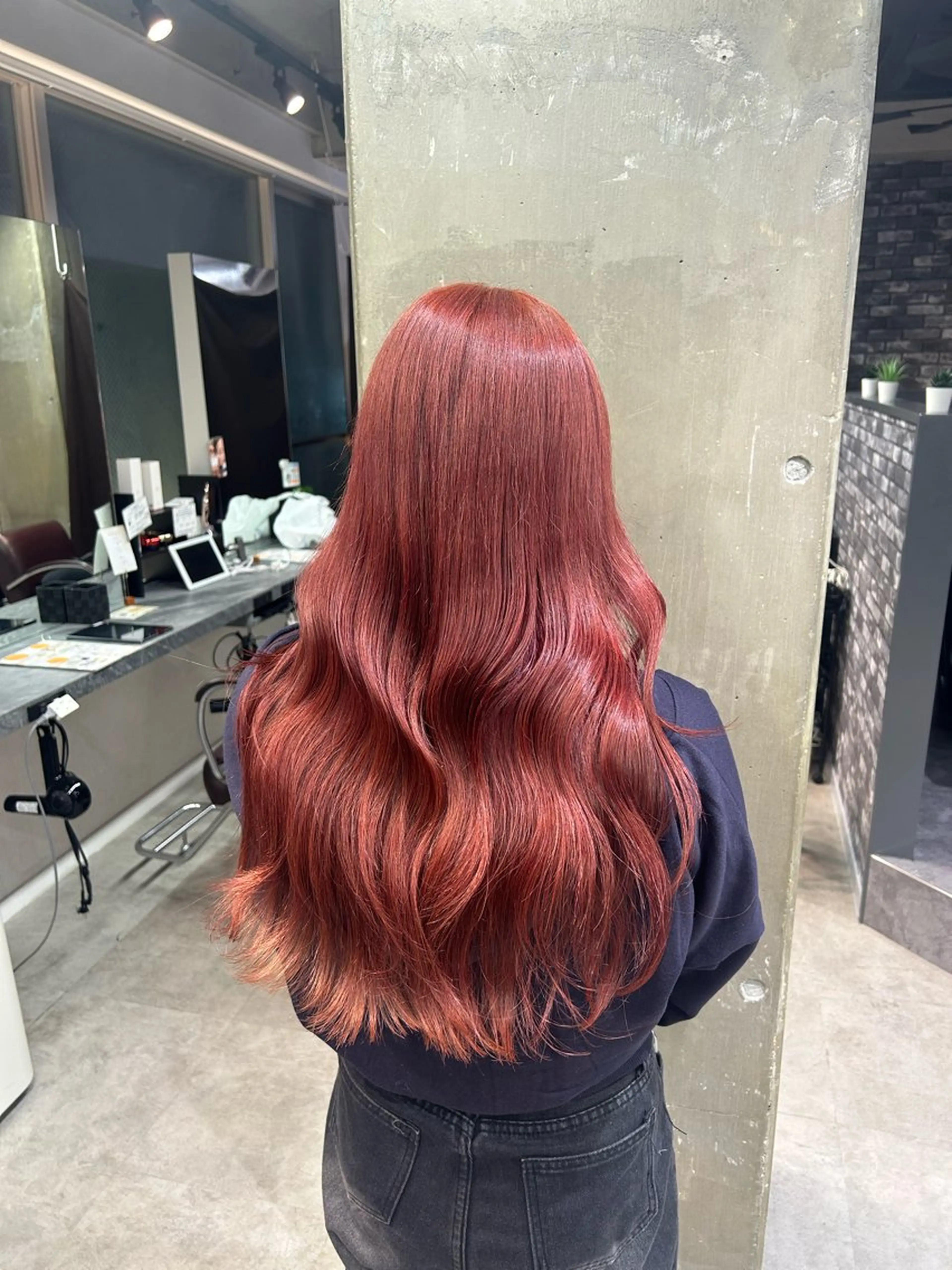 【透明感抜群🫧】カラー+2種トリートメント+ブロー&スタイリング✨️の写真