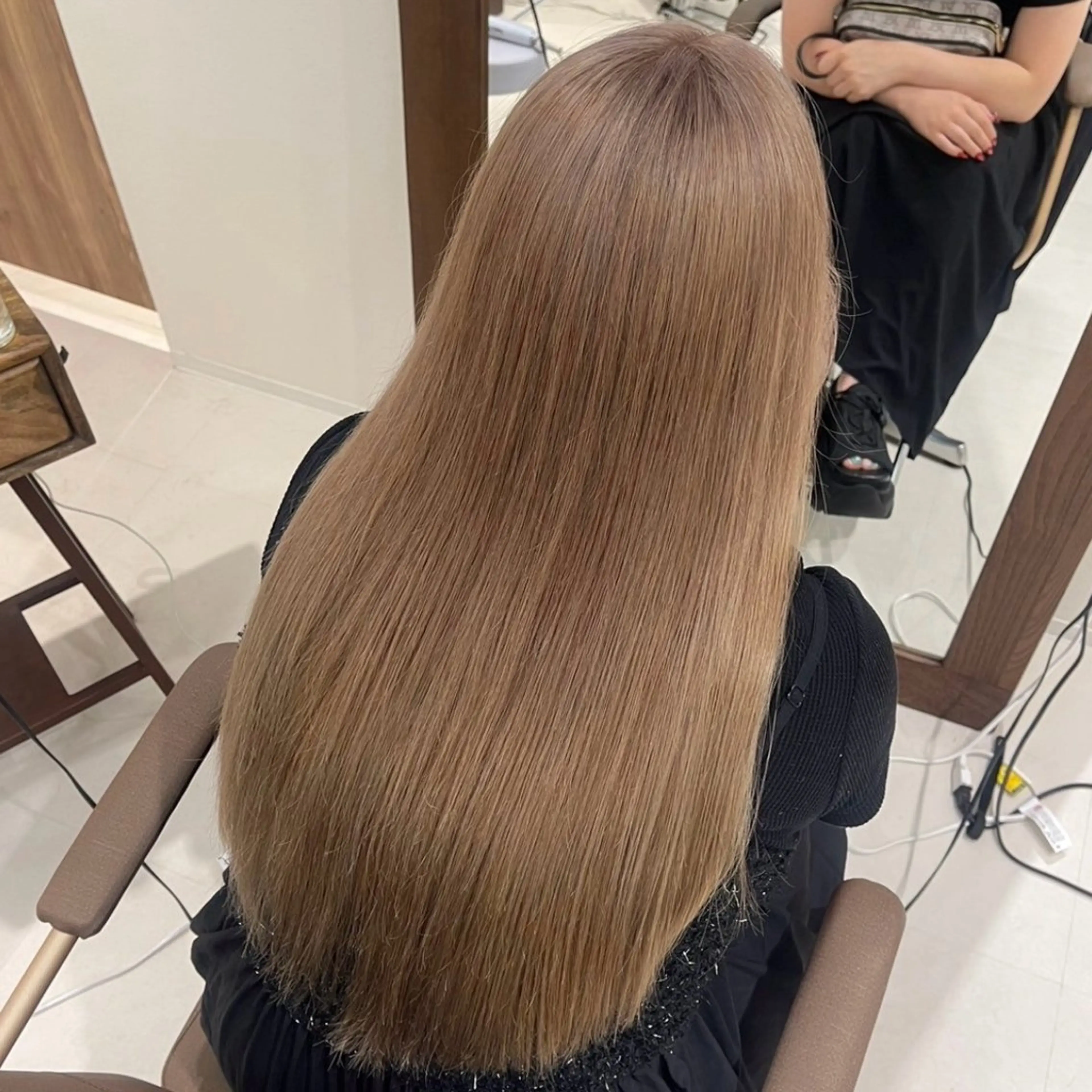 【人気ベージュ☝🏻】ケアブリーチWカラー➕トリートメント🧴‎🤍の写真