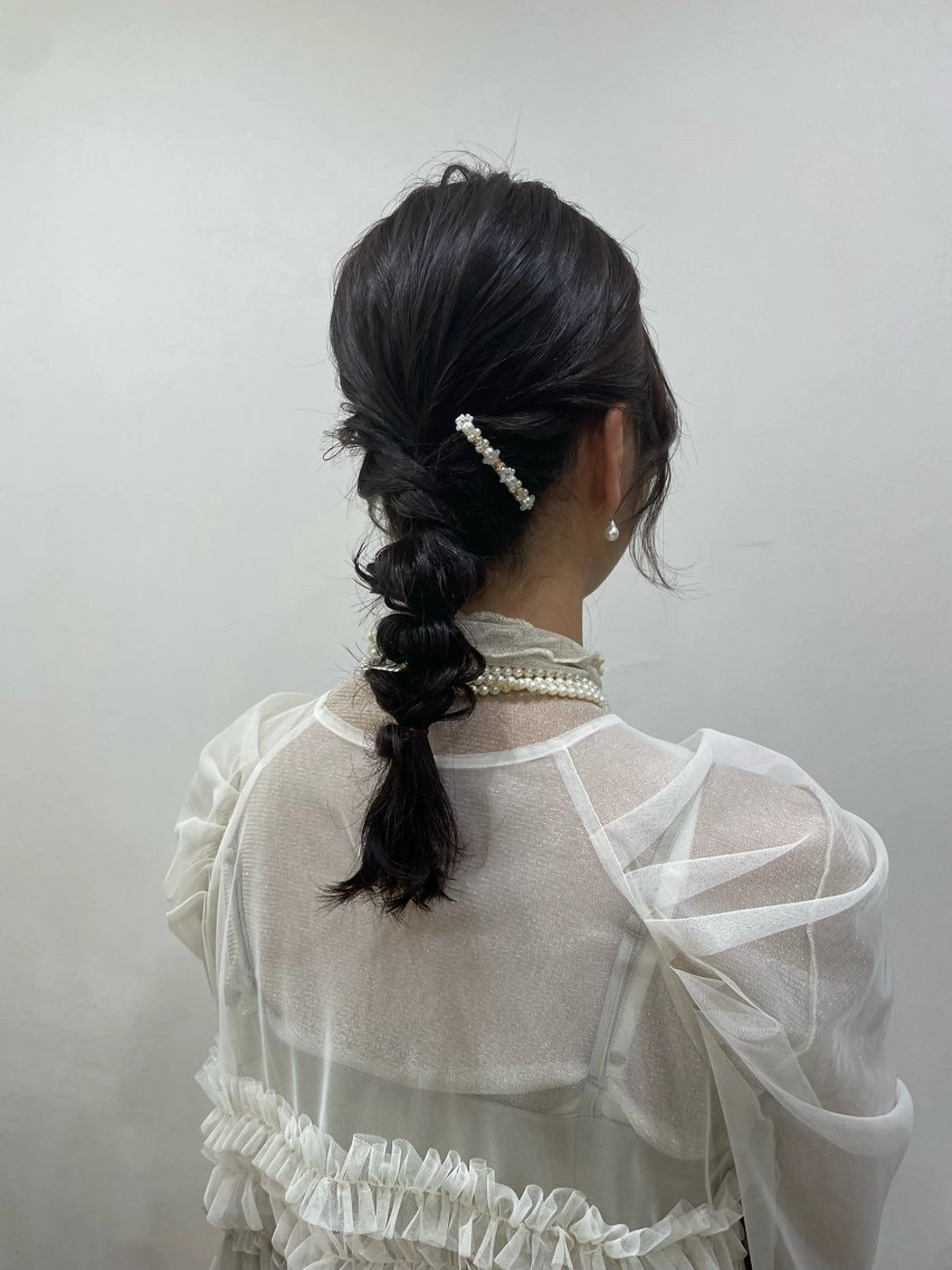 ロング ヘアアレンジ ヘアセット 韓国風パーマ/ヘア セット/店長みづきのヘアスタイル