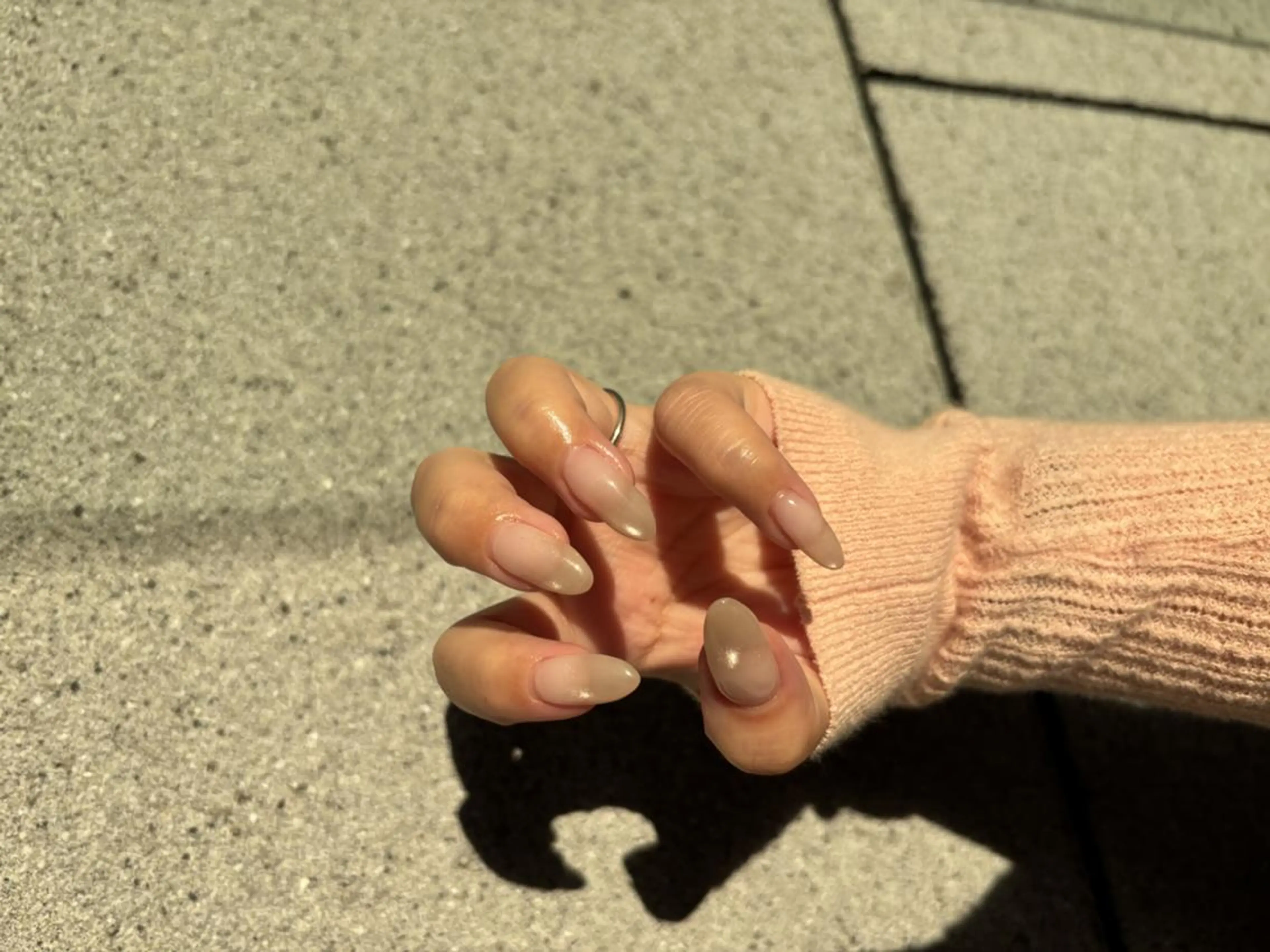 hand💅🏻オフのみ【ケア込み/磨きor強化剤仕上げ付き】の写真