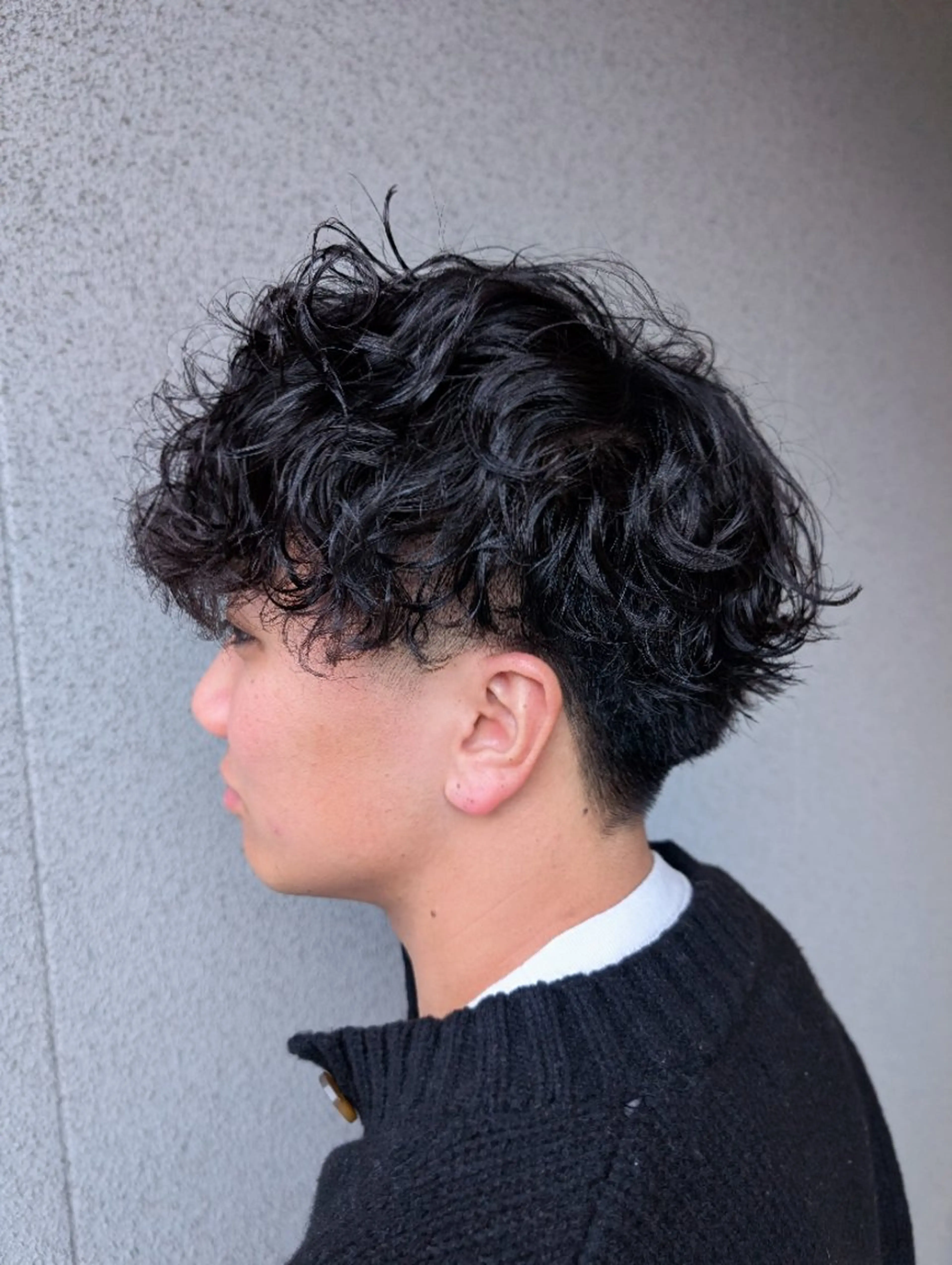 ショート メンズ パーマ Powderhair所属・河野 日南のヘアスタイル