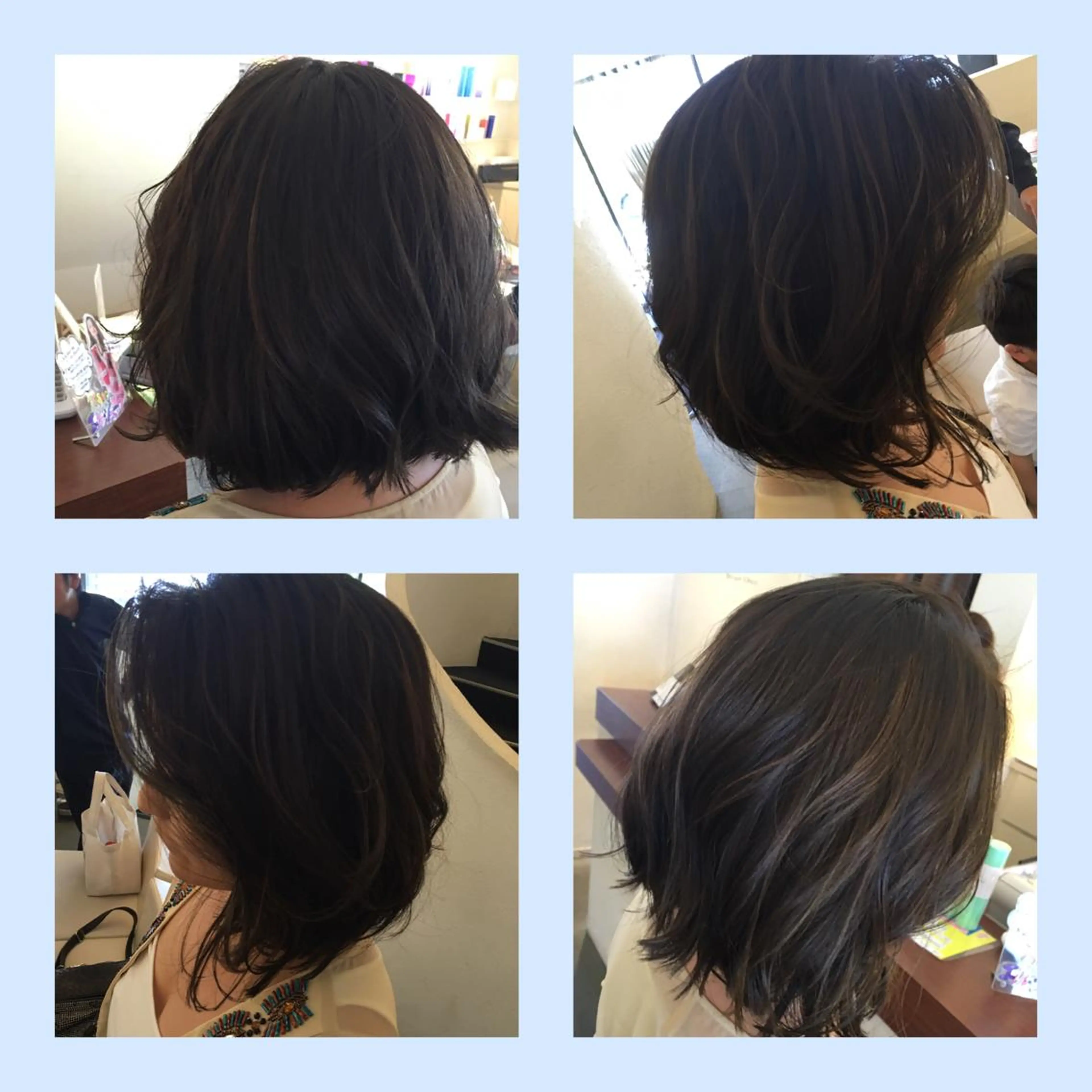 ショート ミディアム カラー ハイライトカラー イルミナカラー ハイライト Lyrae~リラエ~所属・上原 聡良(akira)のヘアスタイル