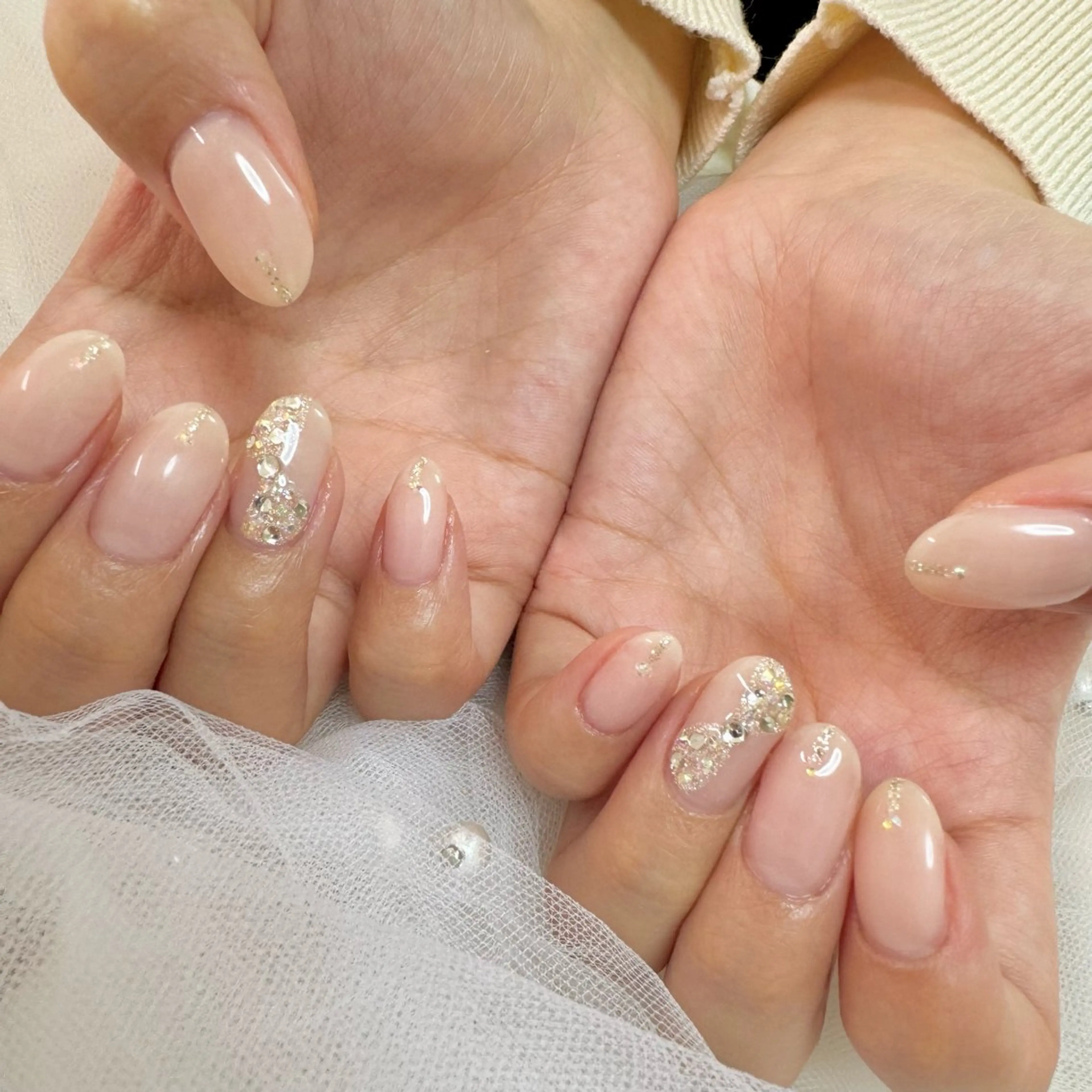 ネイル オフィスネイル ハンドネイル nail salon e'mu💐のネイルデザイン