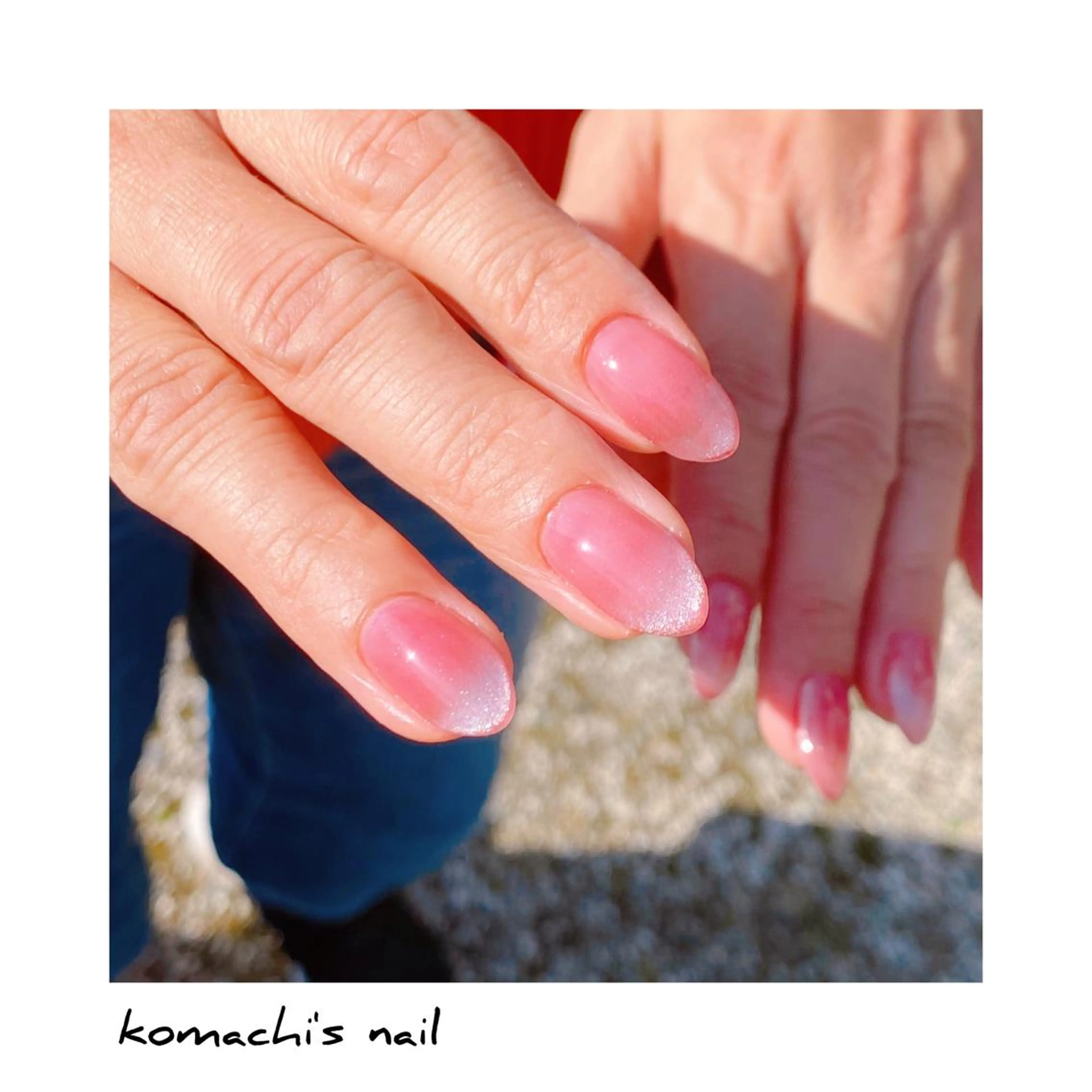 ネイル グラデーション マグネットネイル akita kazumiのネイルデザイン