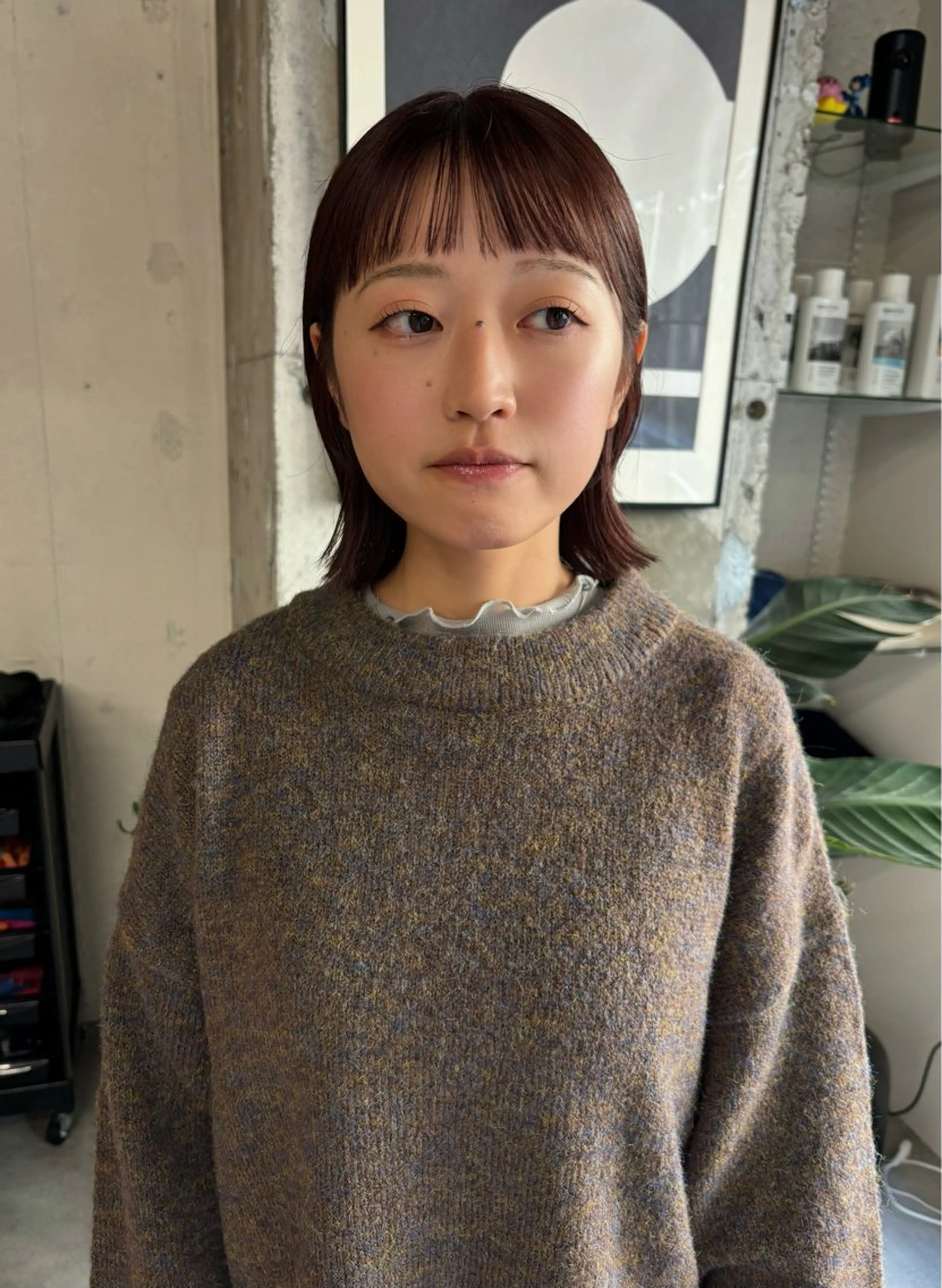 ショート カラー カット ヘアカラー トリートメント 永田 愛莉のヘアスタイル