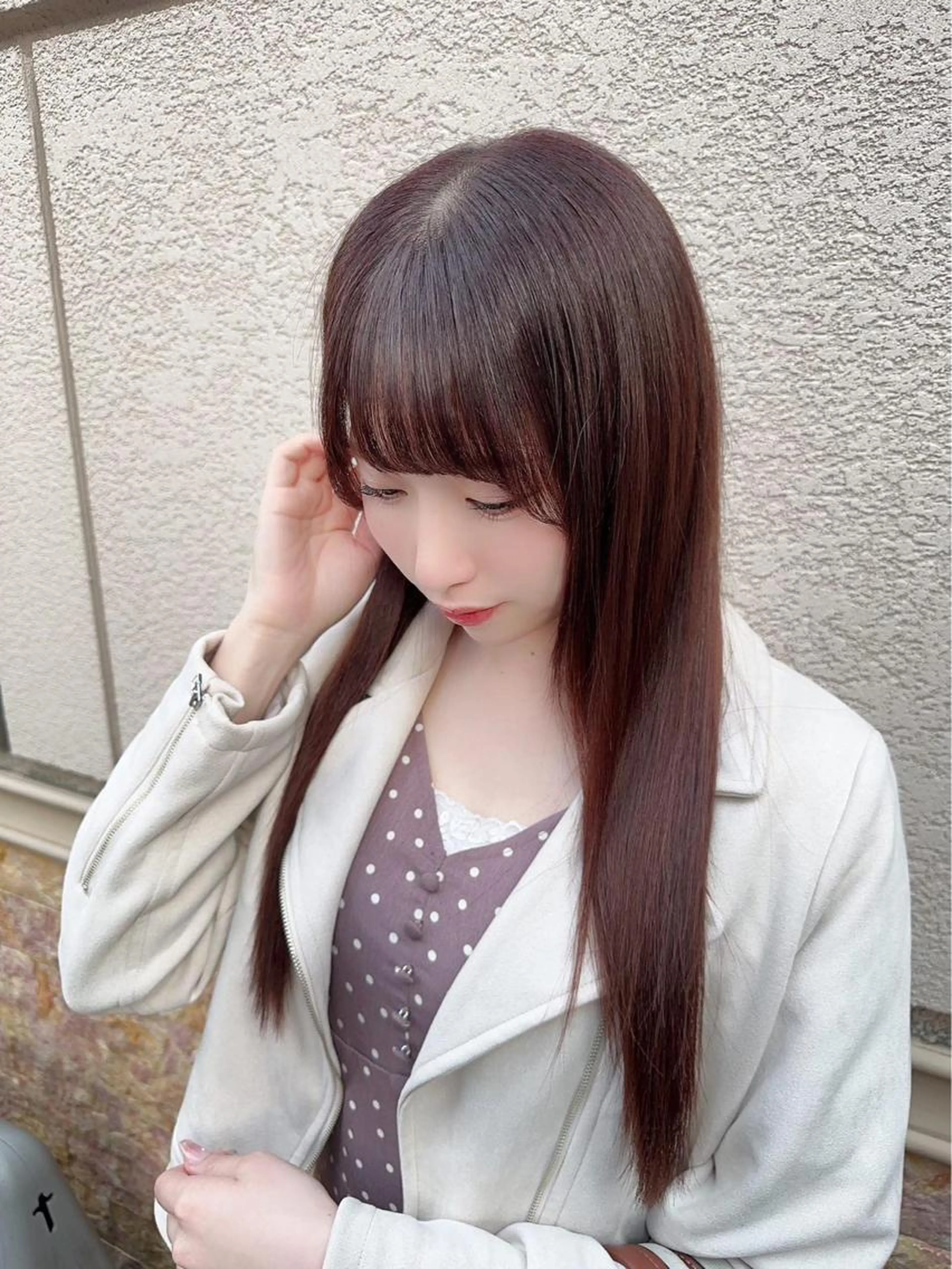 艶髪ストレートの写真