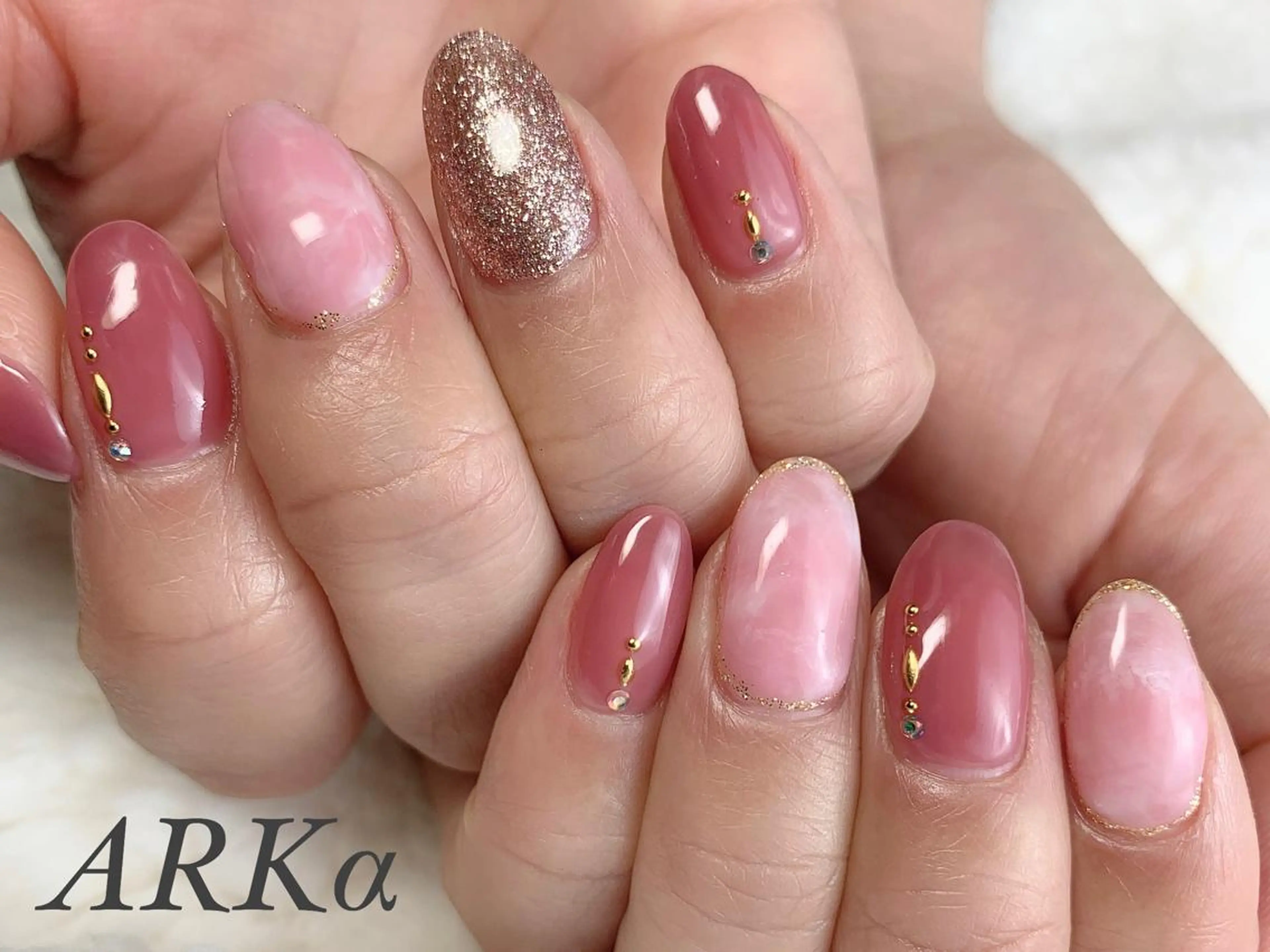 ネイル ハンドネイル Nailsalon ARKαのネイルデザイン