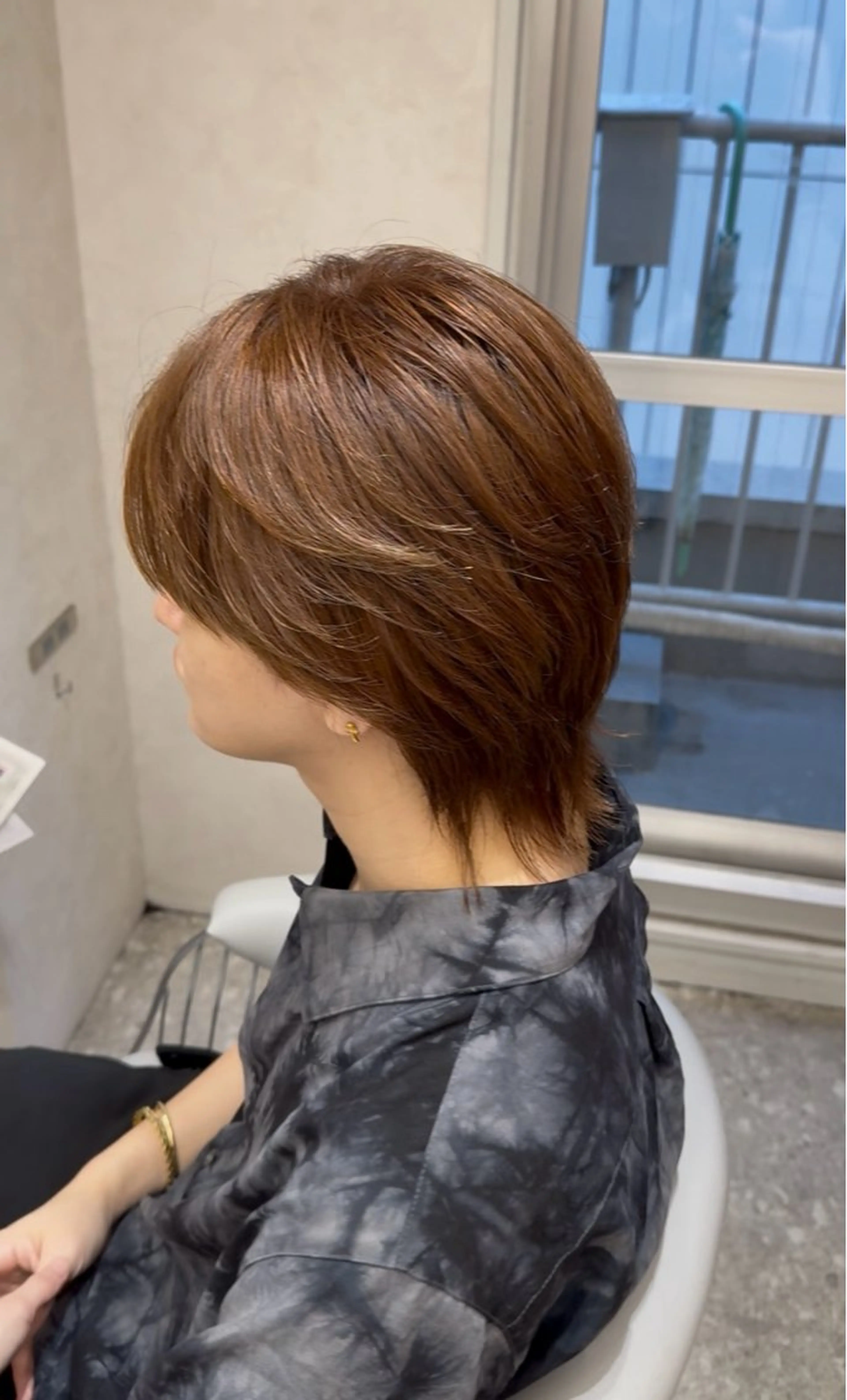 ショート メンズ メンズウルフカット ショートヘア ウルフカット 渋谷/韓国/レイヤー /透明感カラー ななのヘアスタイル