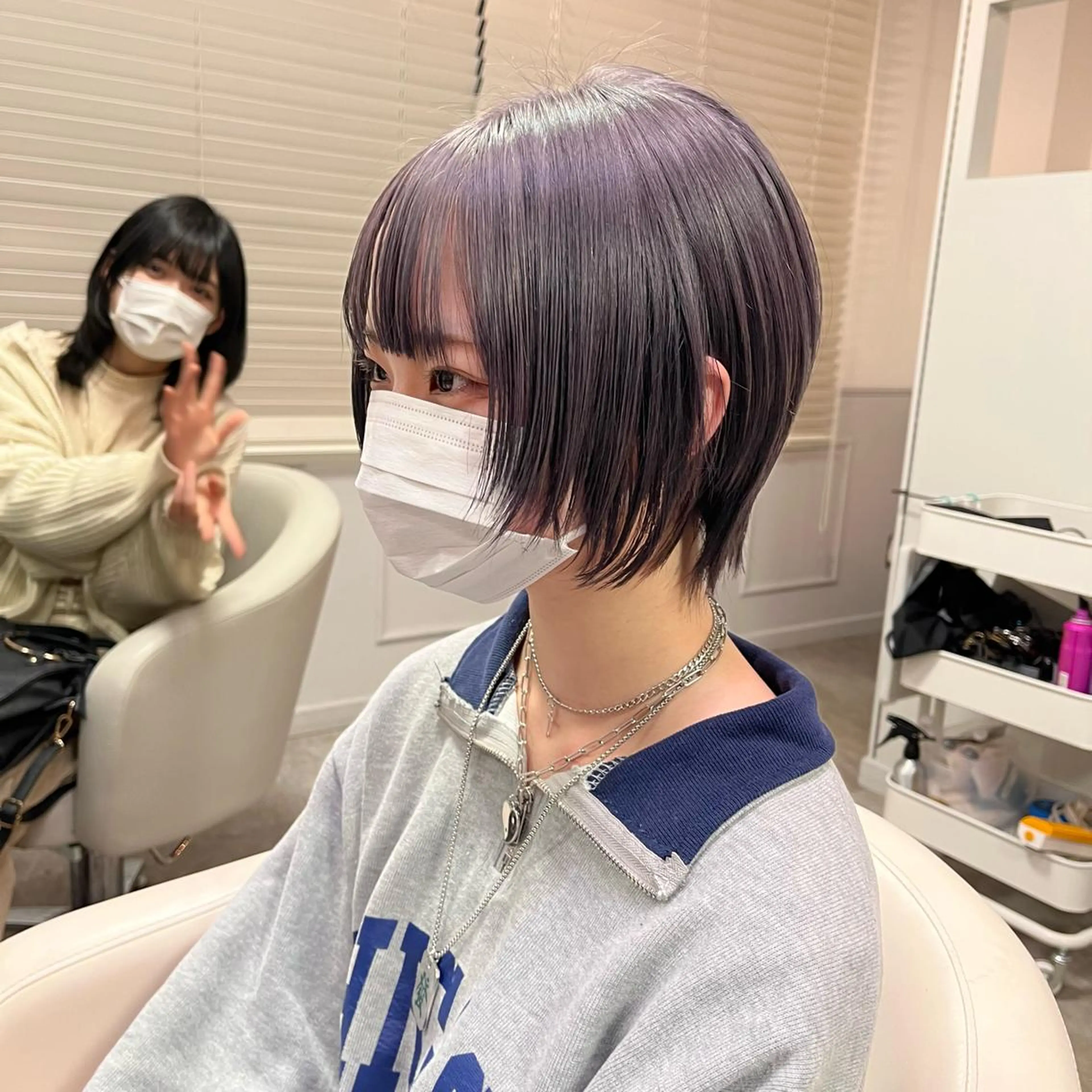 ショート カラー ボブ& 髪質改善FUMIYAのヘアスタイル