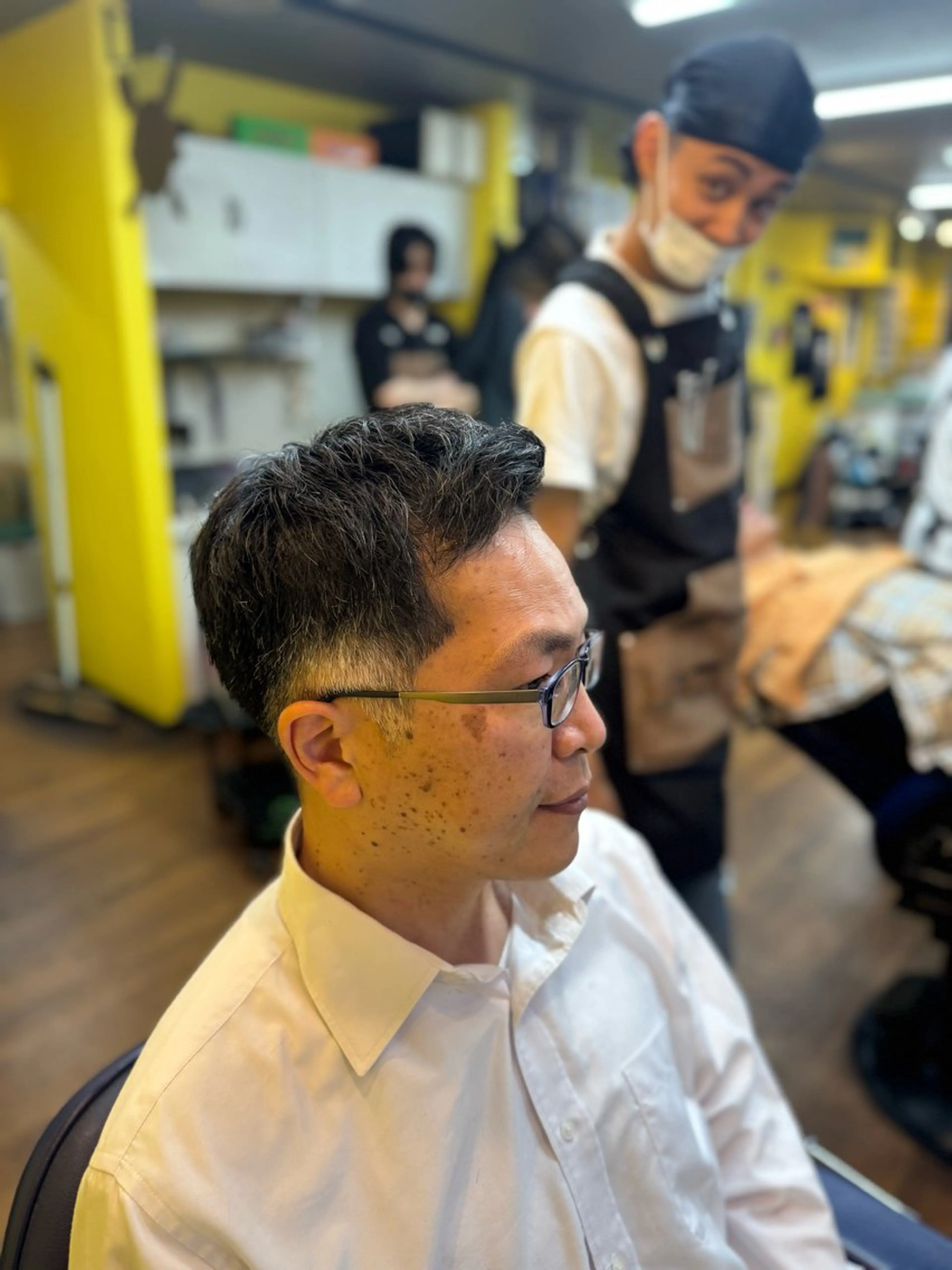 💈ミニモ限定価格💈　　　　　　　　　　　　　　　　　　　短髪スタイル＋シャンプー、セットの写真