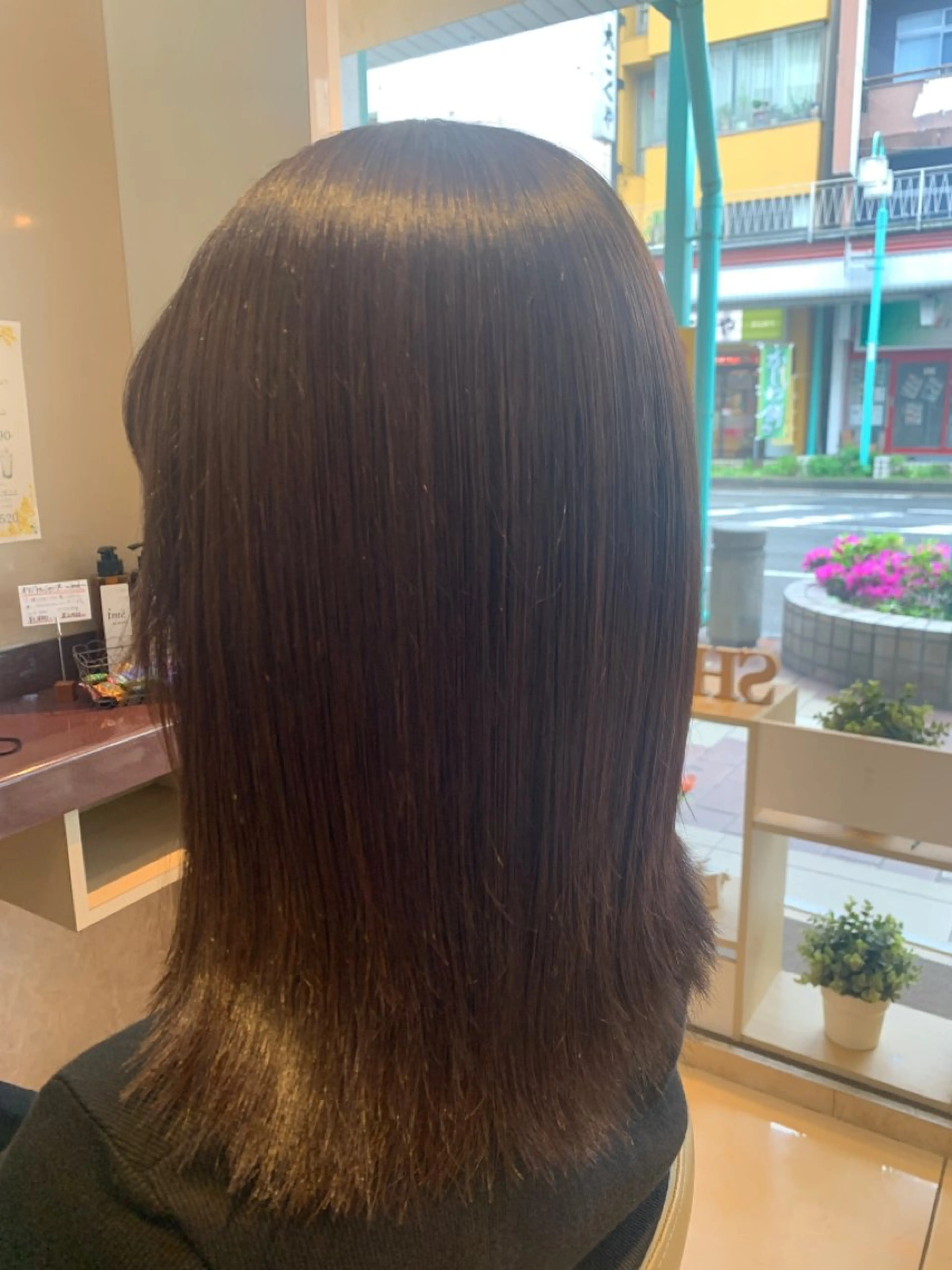 ミディアム 大島 裕也のヘアスタイル