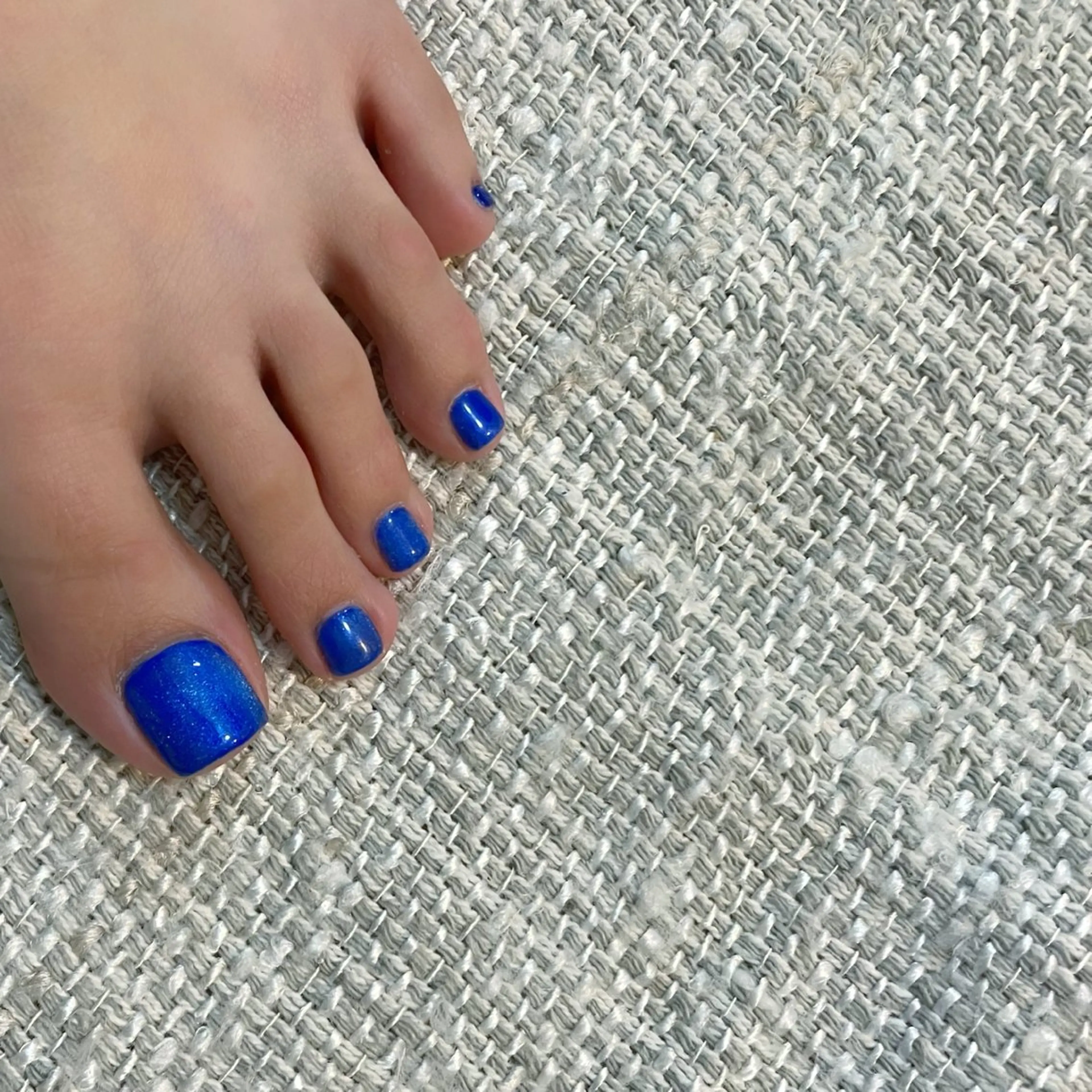 ネイル ブルー フットネイル マグネットネイル nail 6.のネイルデザイン