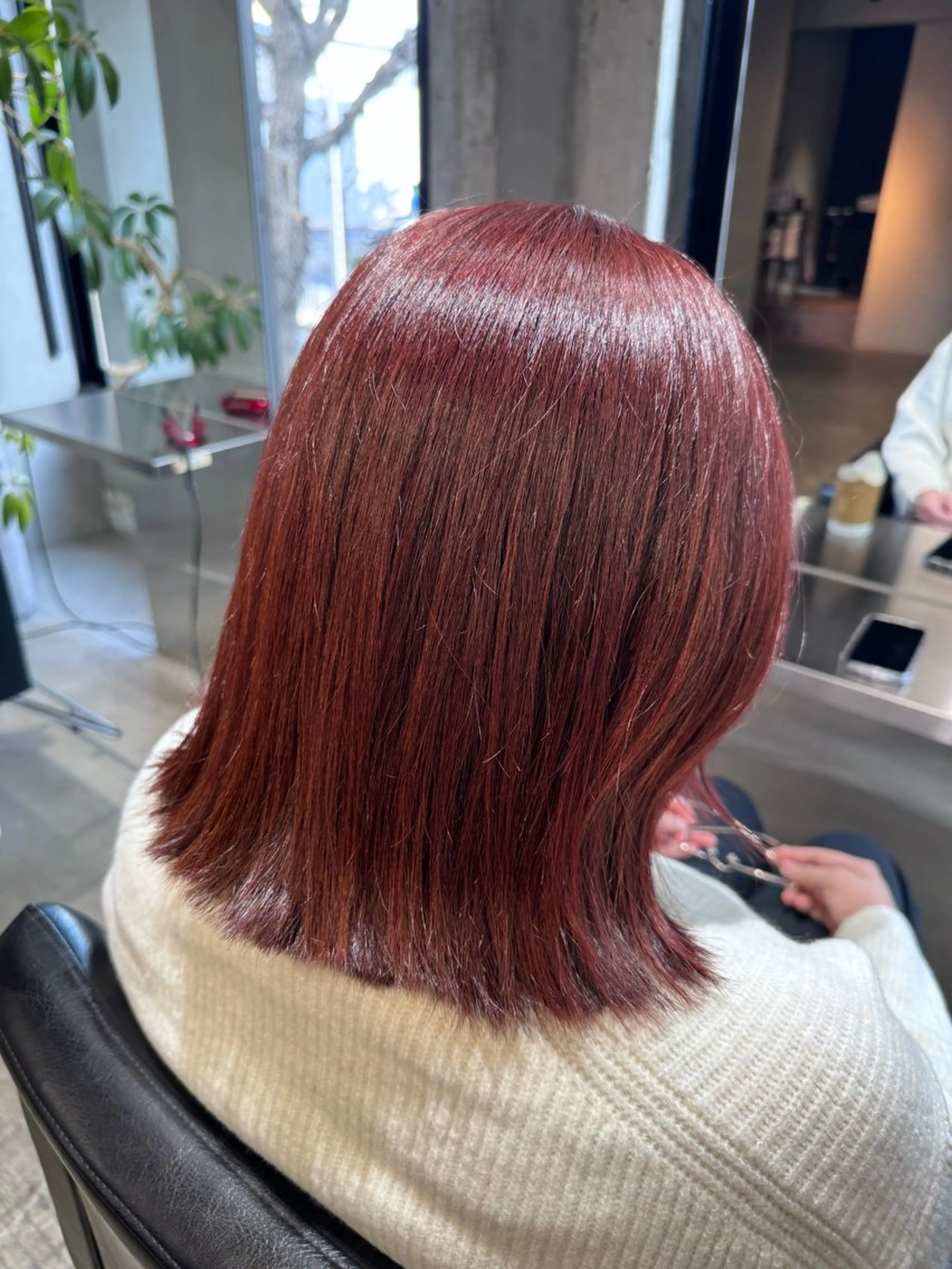 ミディアム カラー カット ヘアカラー トリートメント 艶髪/髪質改善/ MONSO山本のヘアスタイル